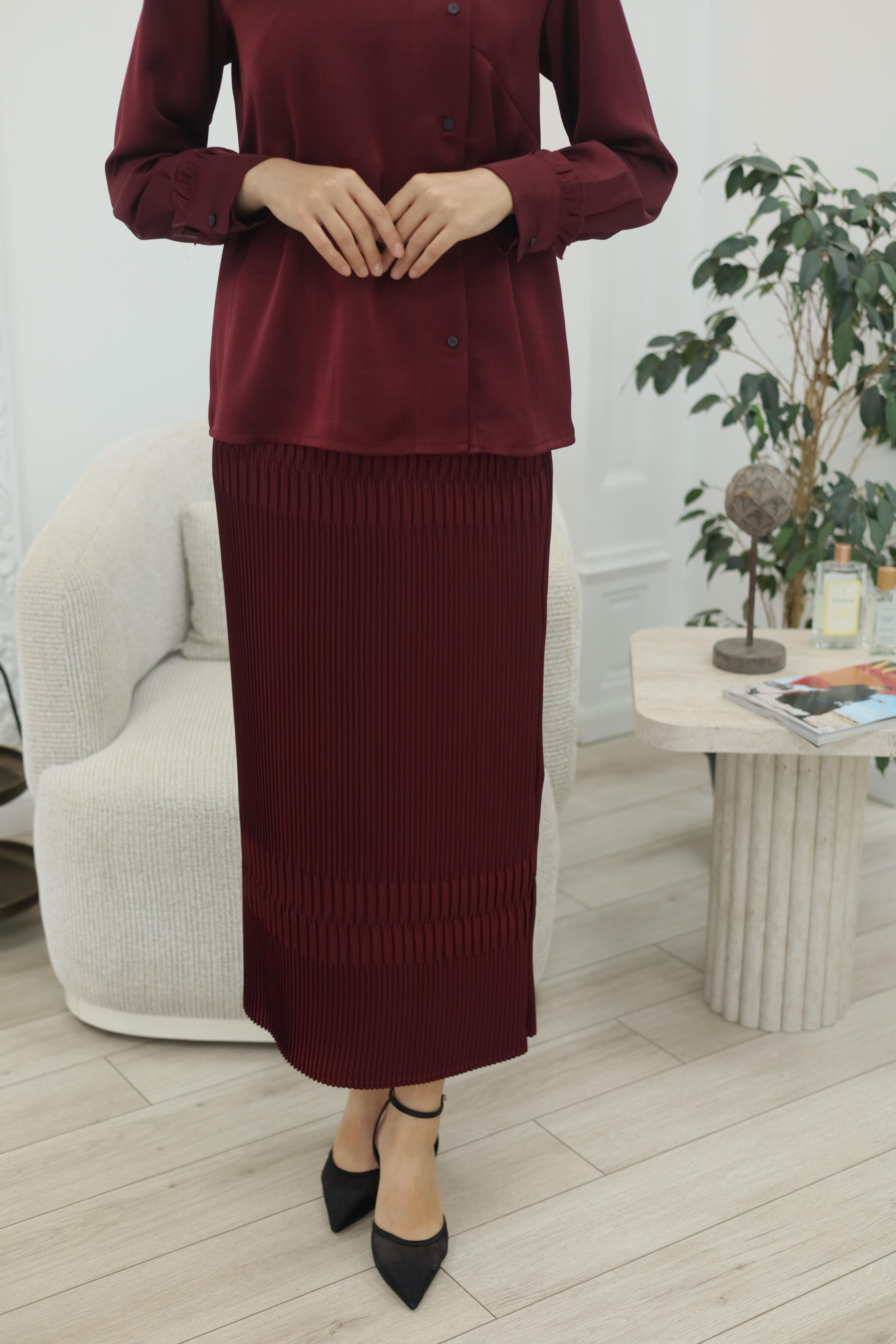 Misswhence Takım  Bordo 38015