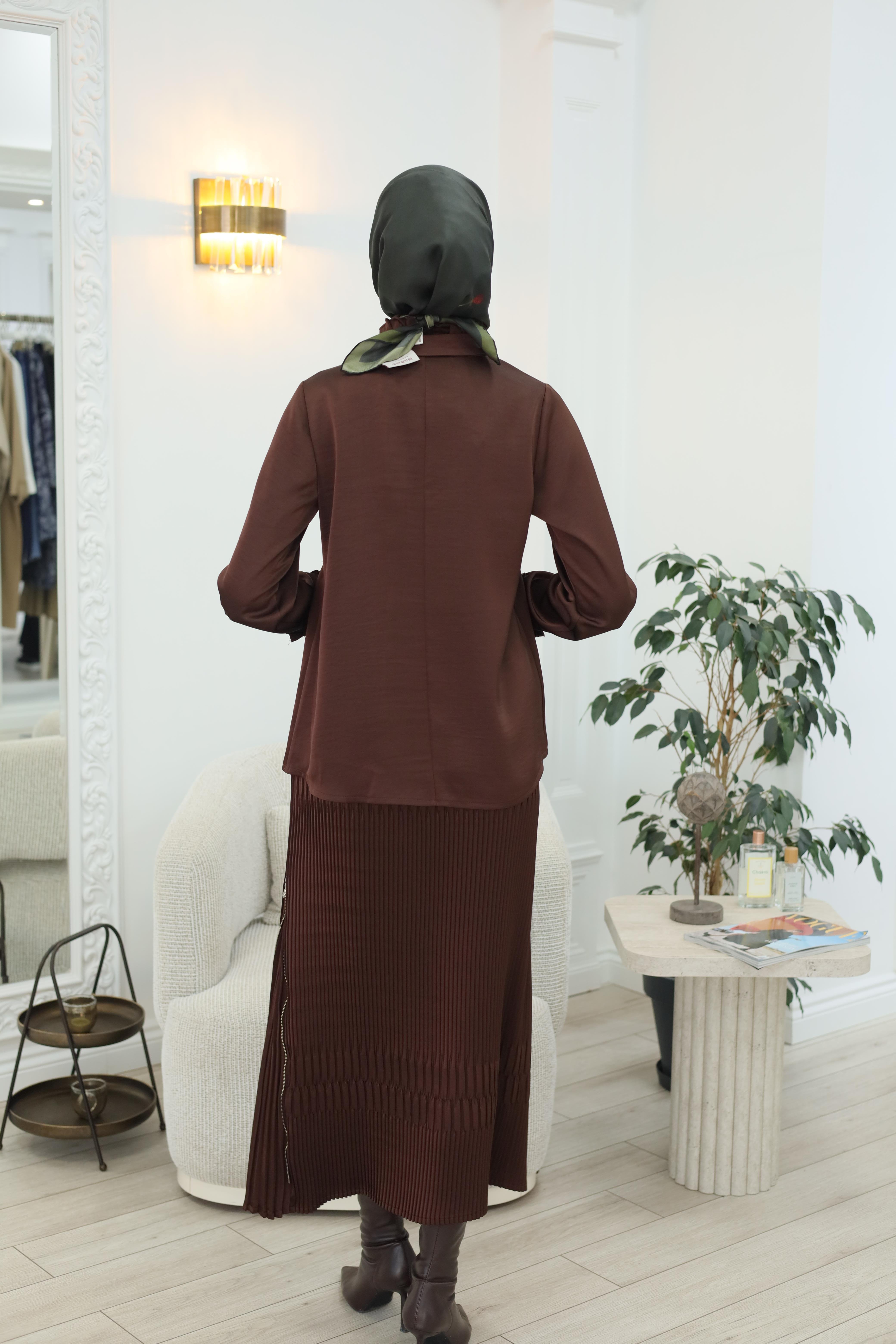 Misswhence Takım Kahverengi 38015