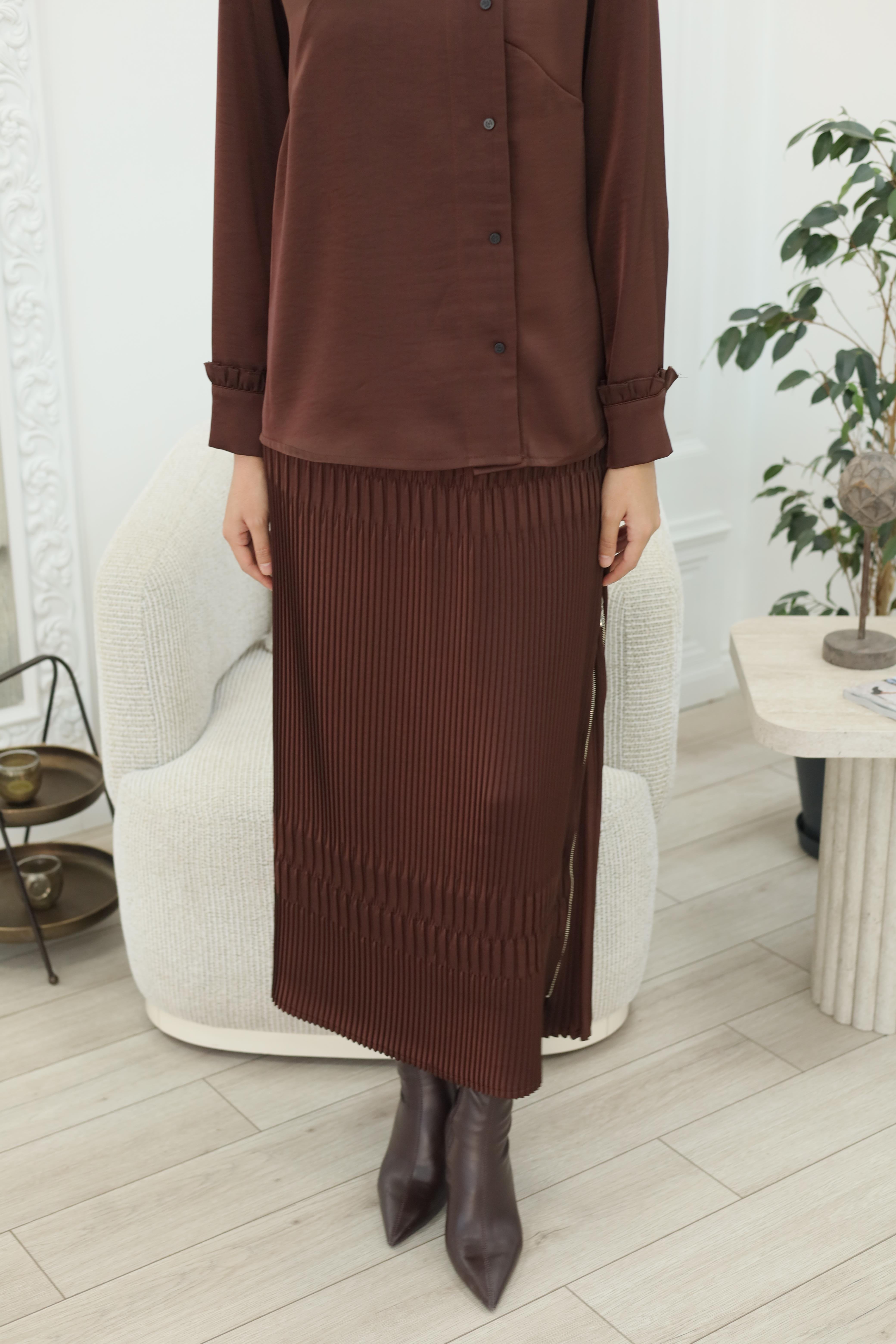 Misswhence Takım Kahverengi 38015