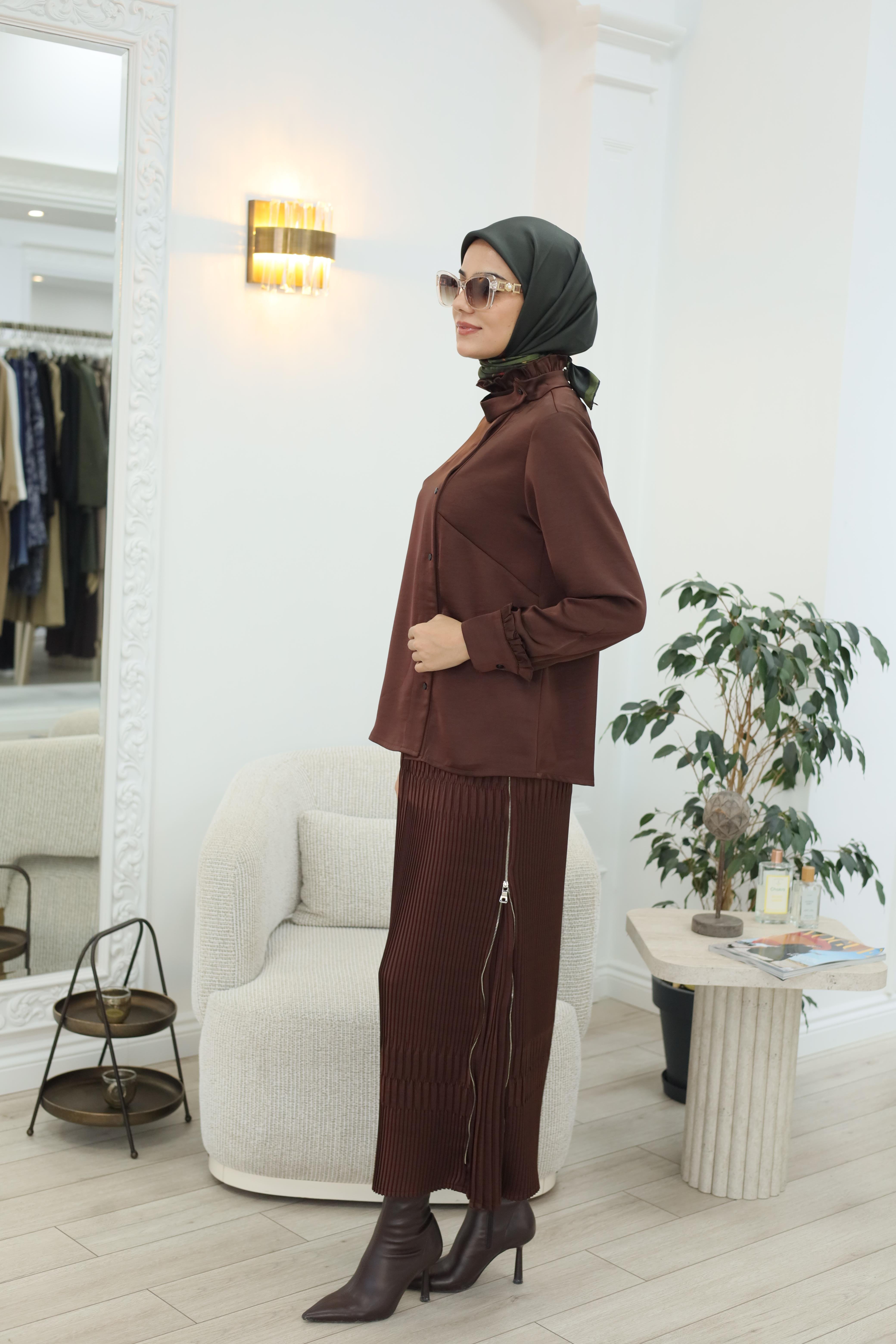 Misswhence Takım Kahverengi 38015
