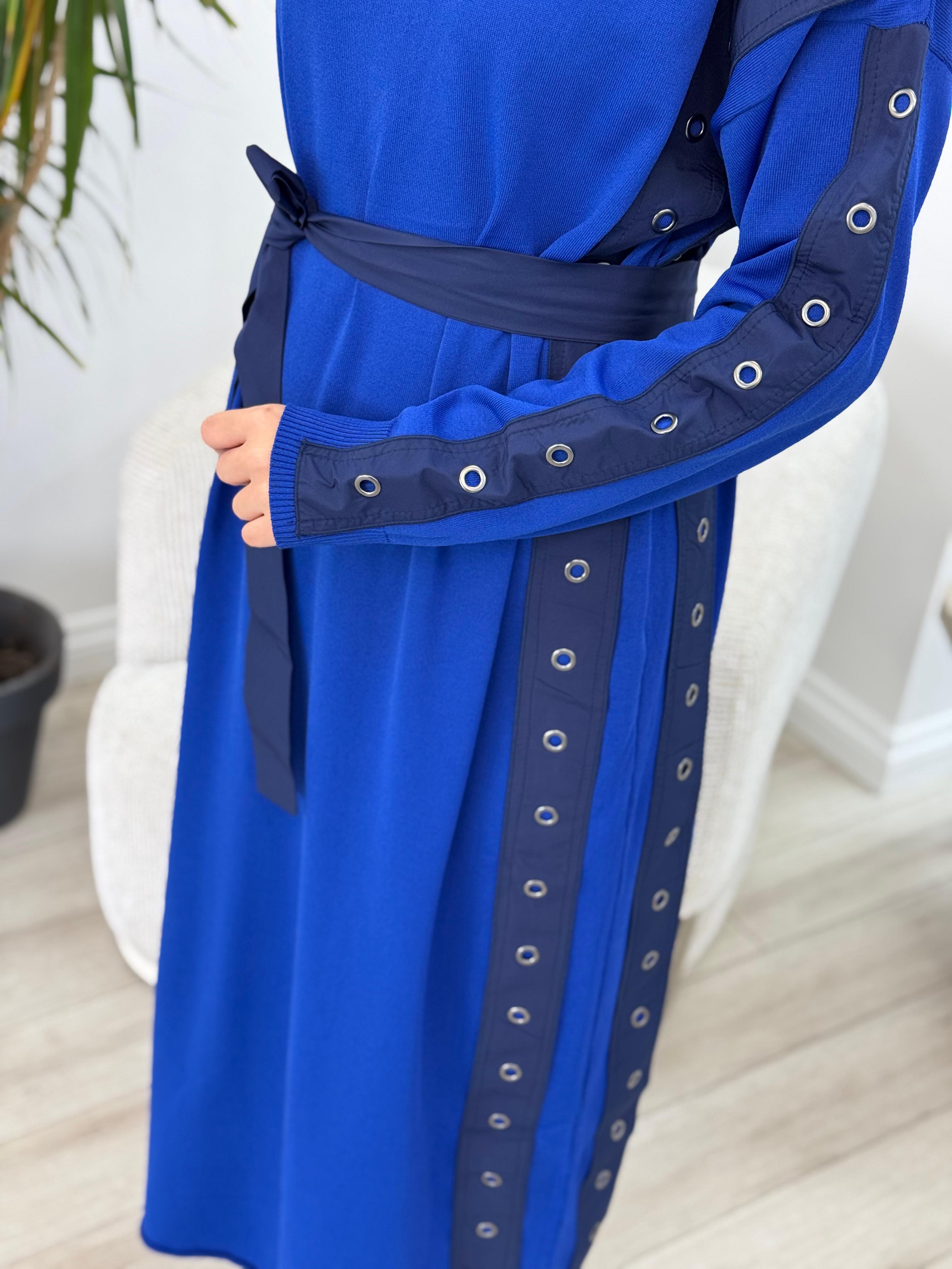 Misswhence Triko Elbise Saks 34817