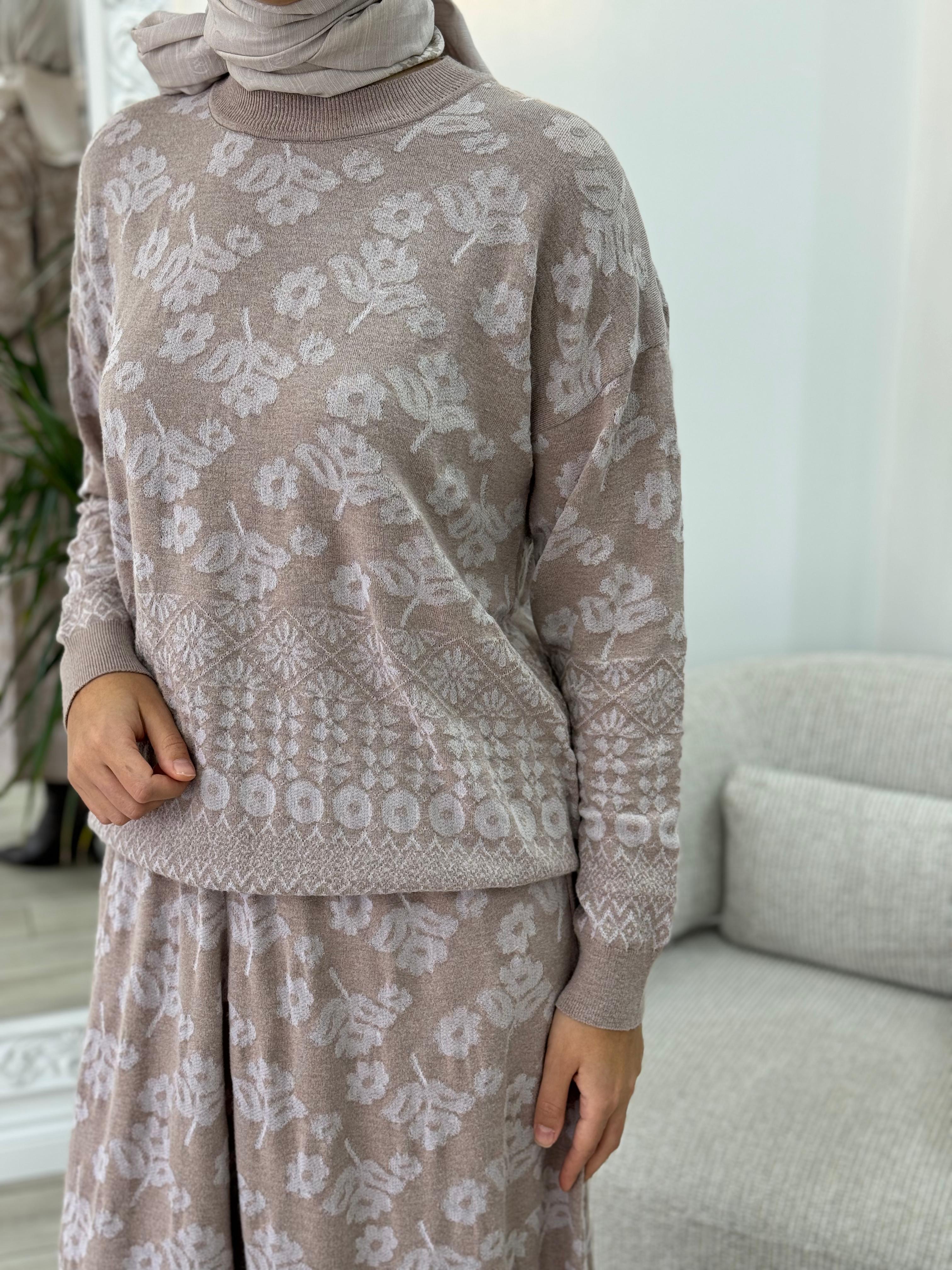 Misswhence Triko Etekli Takım Vizon miss252-253