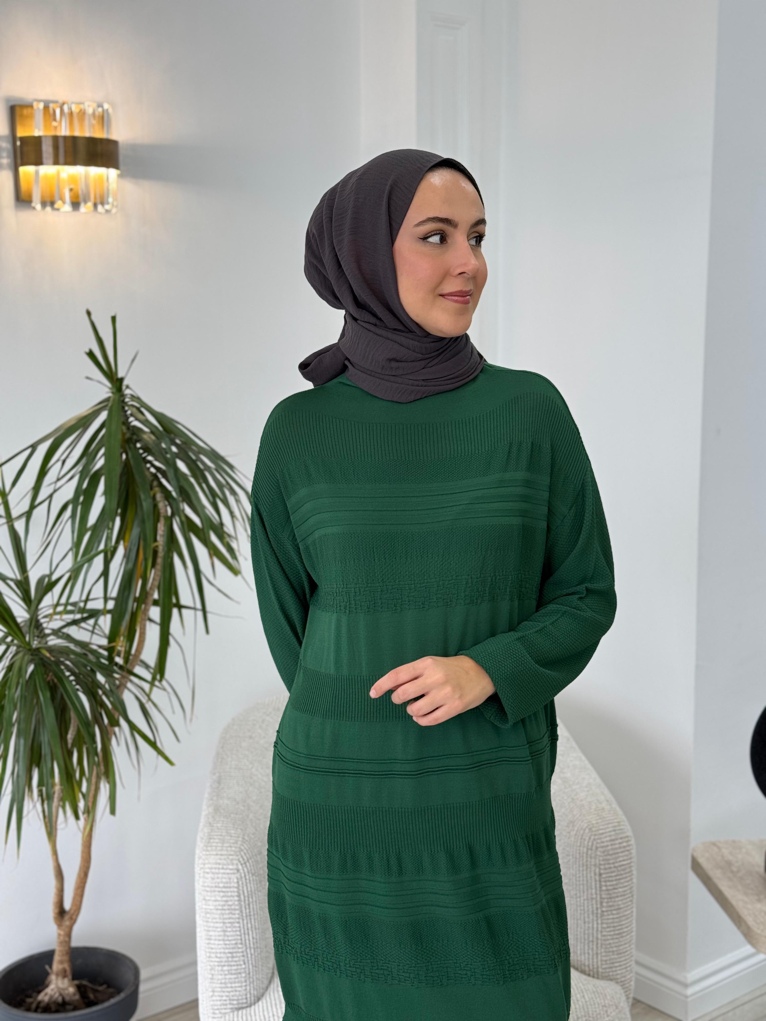 Misswhence Triko Tunik Yeşil MİSS-222