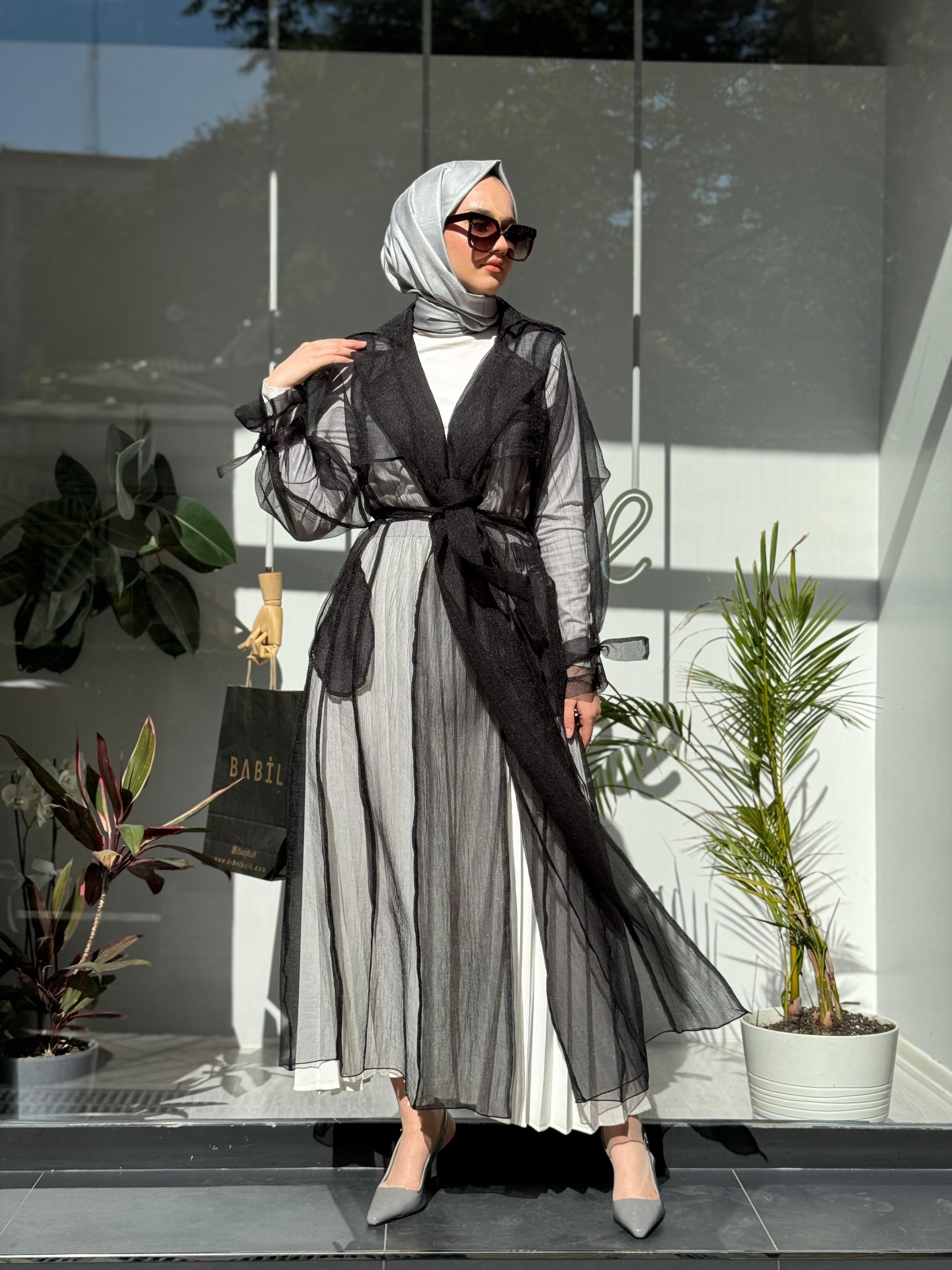 Misswhence Tül Ceket Siyah 35204