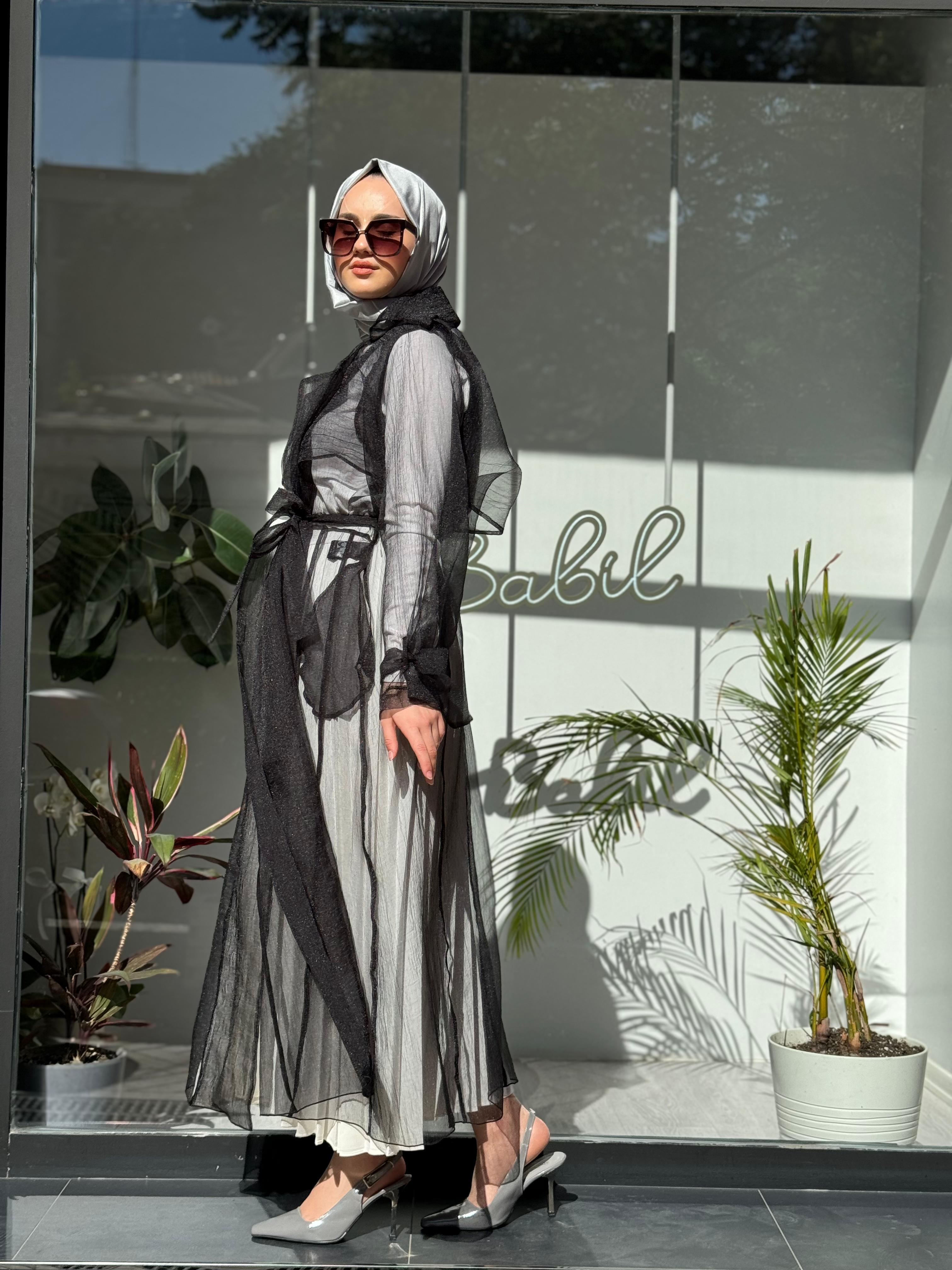 Misswhence Tül Ceket Siyah 35204