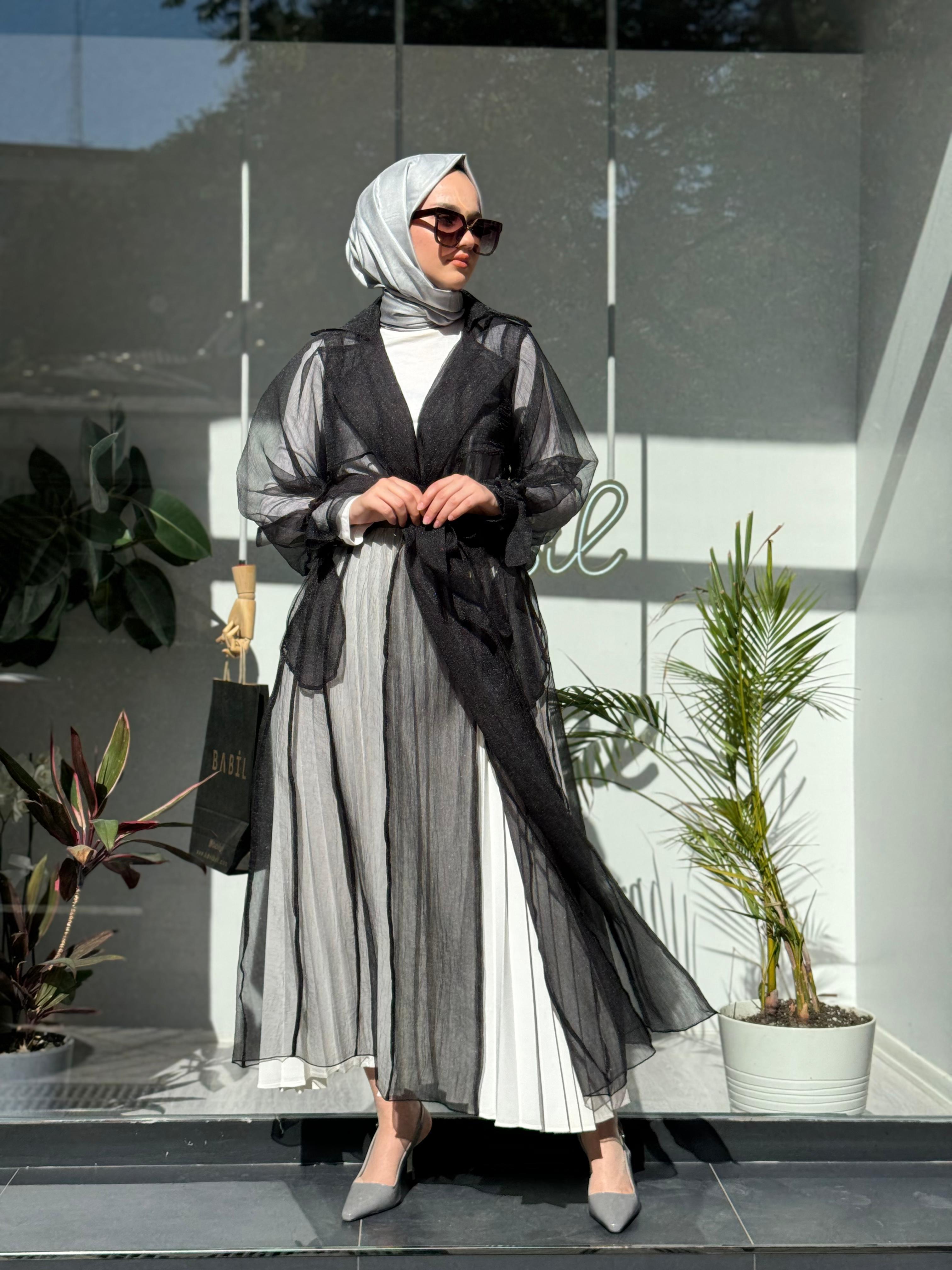 Misswhence Tül Ceket Siyah 35204