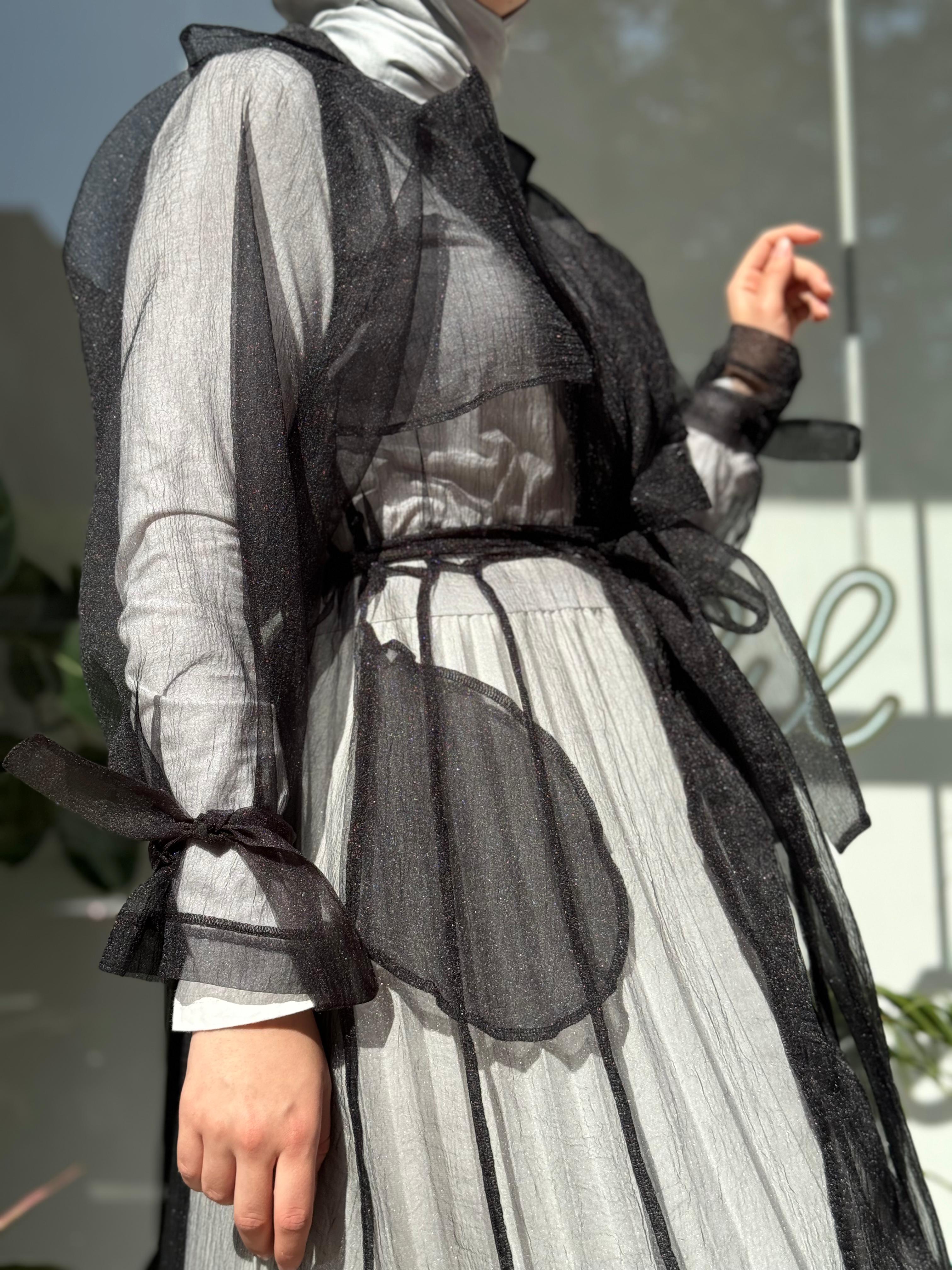 Misswhence Tül Ceket Siyah 35204