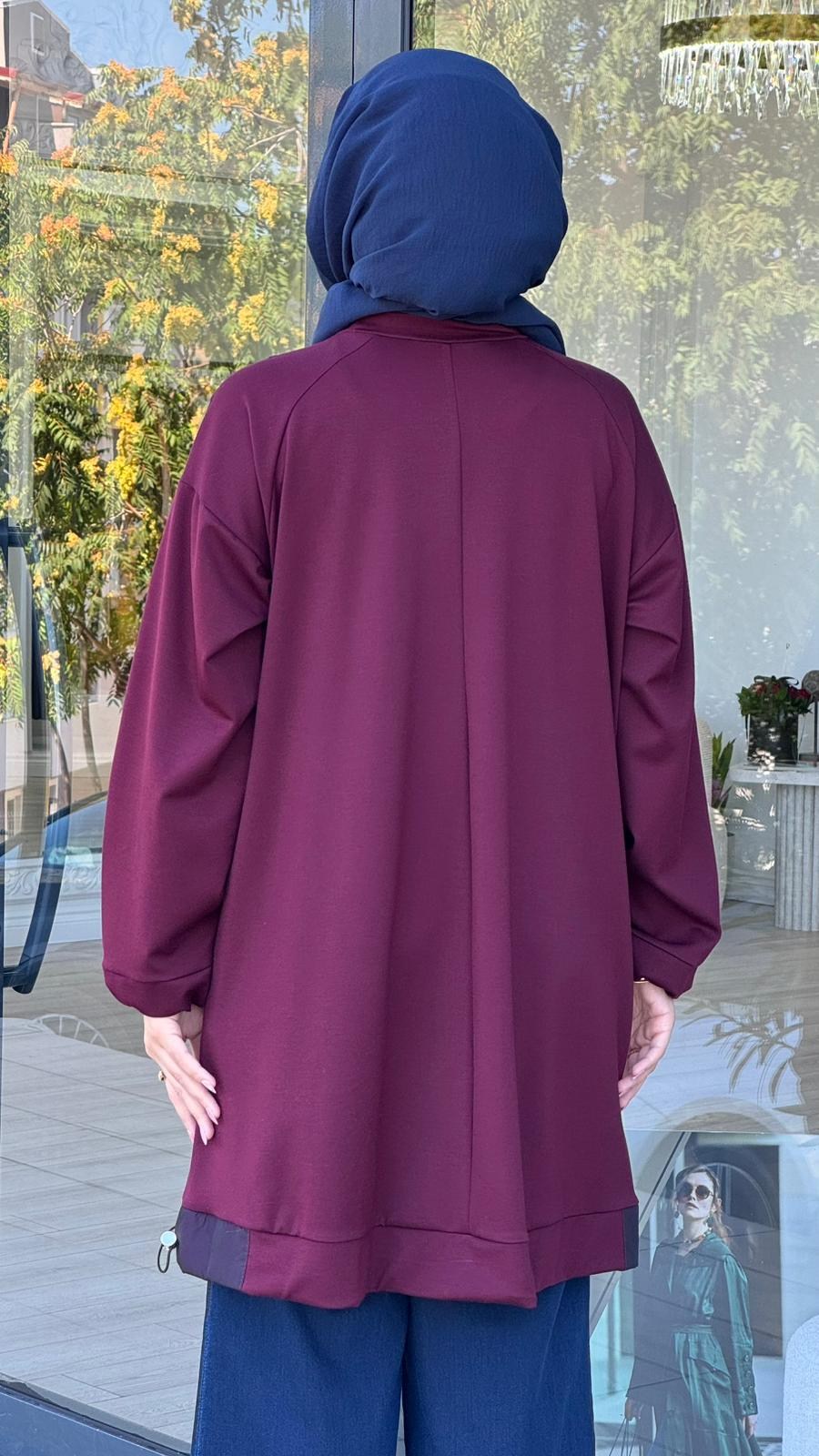 Misswhence Tunik Bordo 38040