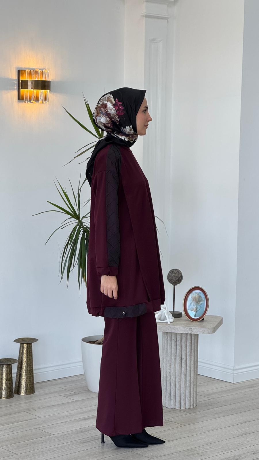 Misswhence Tunik Bordo 38040