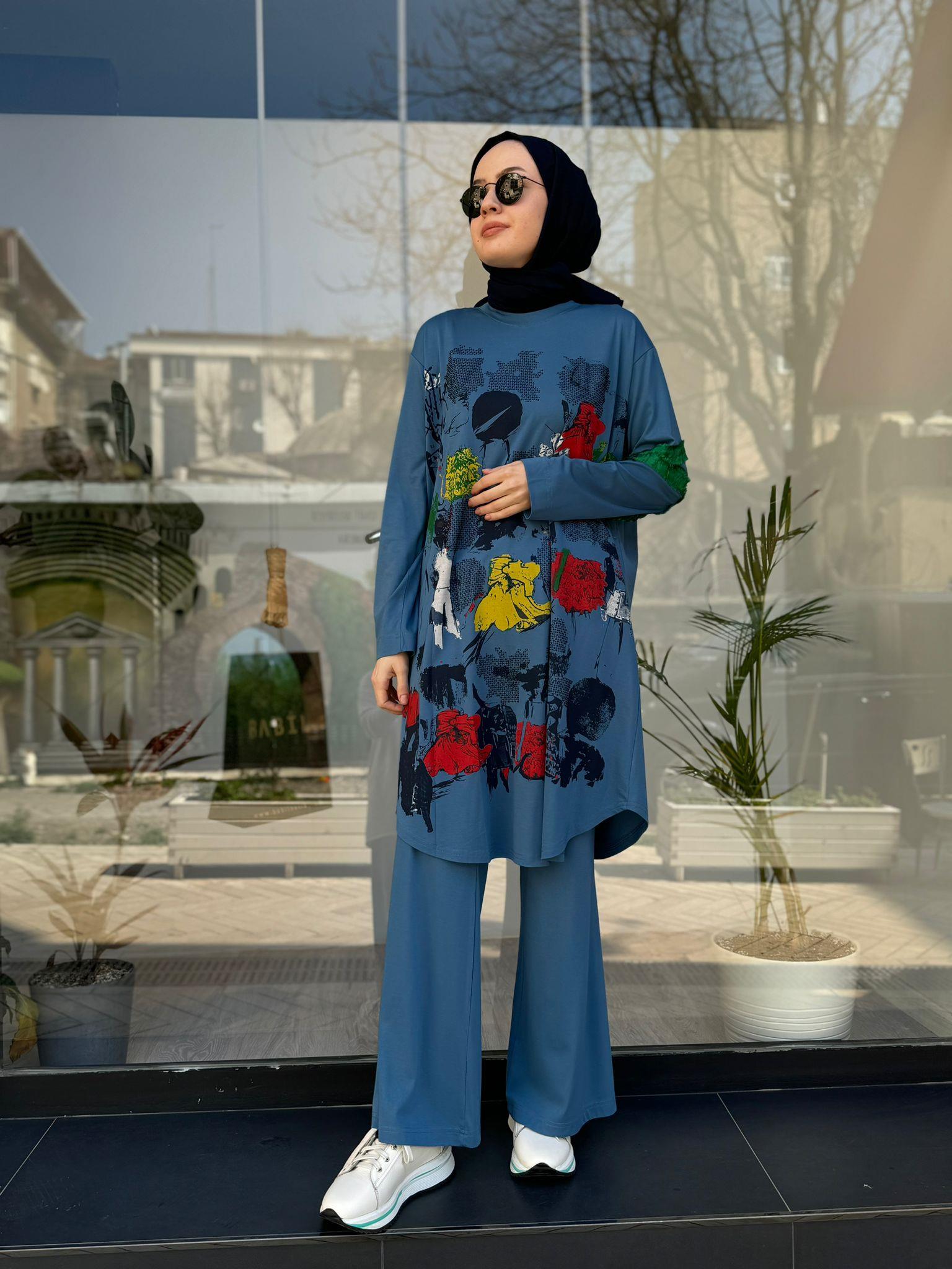 Misswhence Tunik Mavi 35000