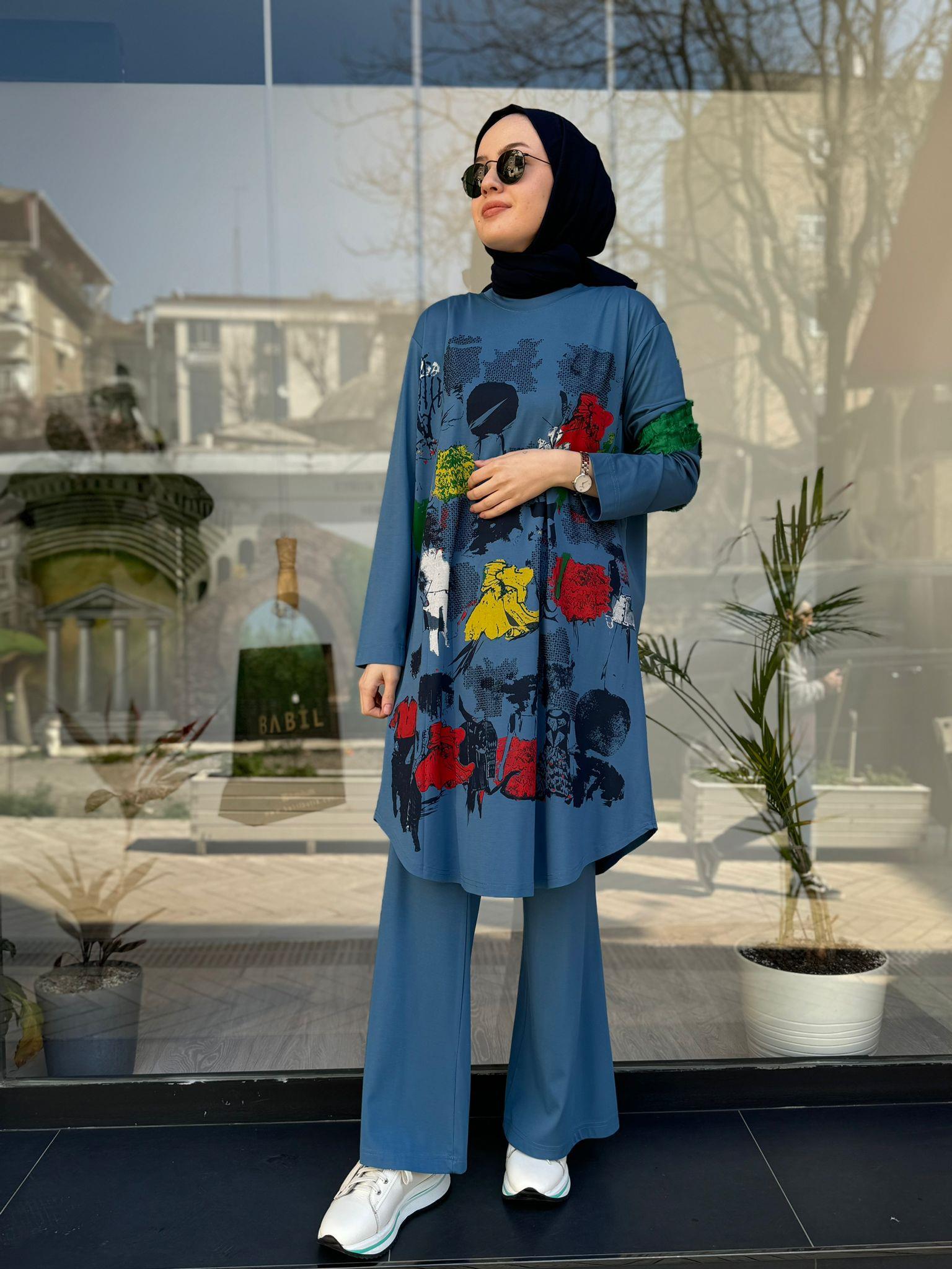 Misswhence Tunik Mavi 35000