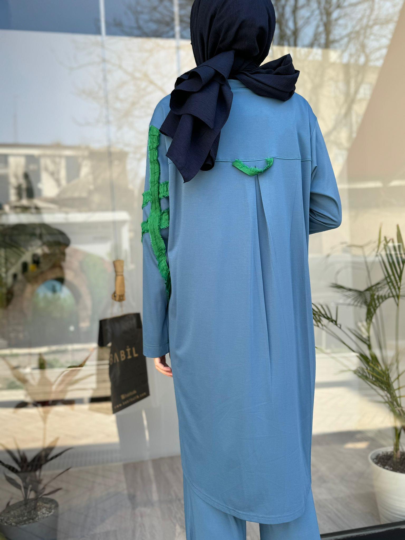 Misswhence Tunik Mavi 35000