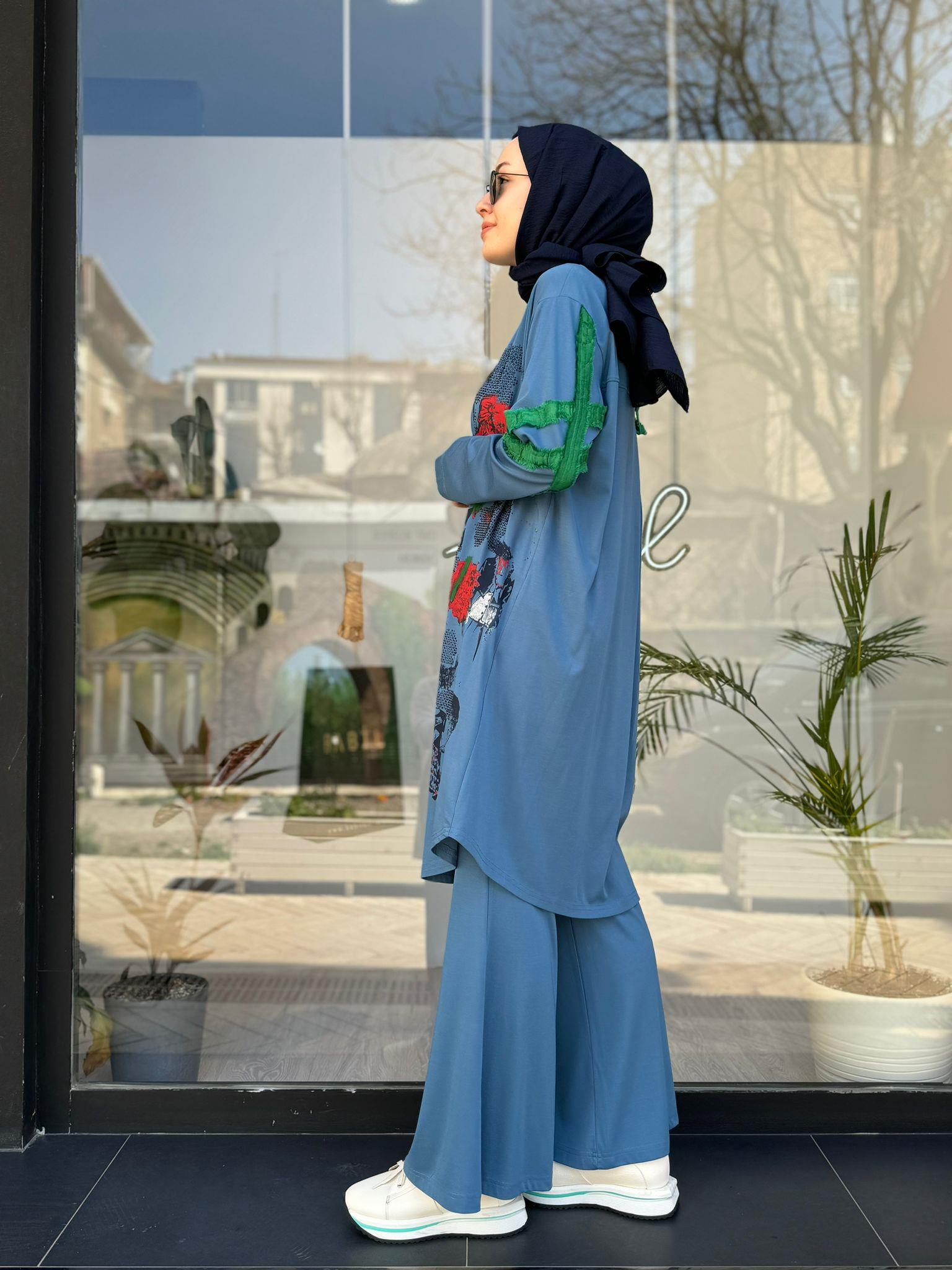 Misswhence Tunik Mavi 35000