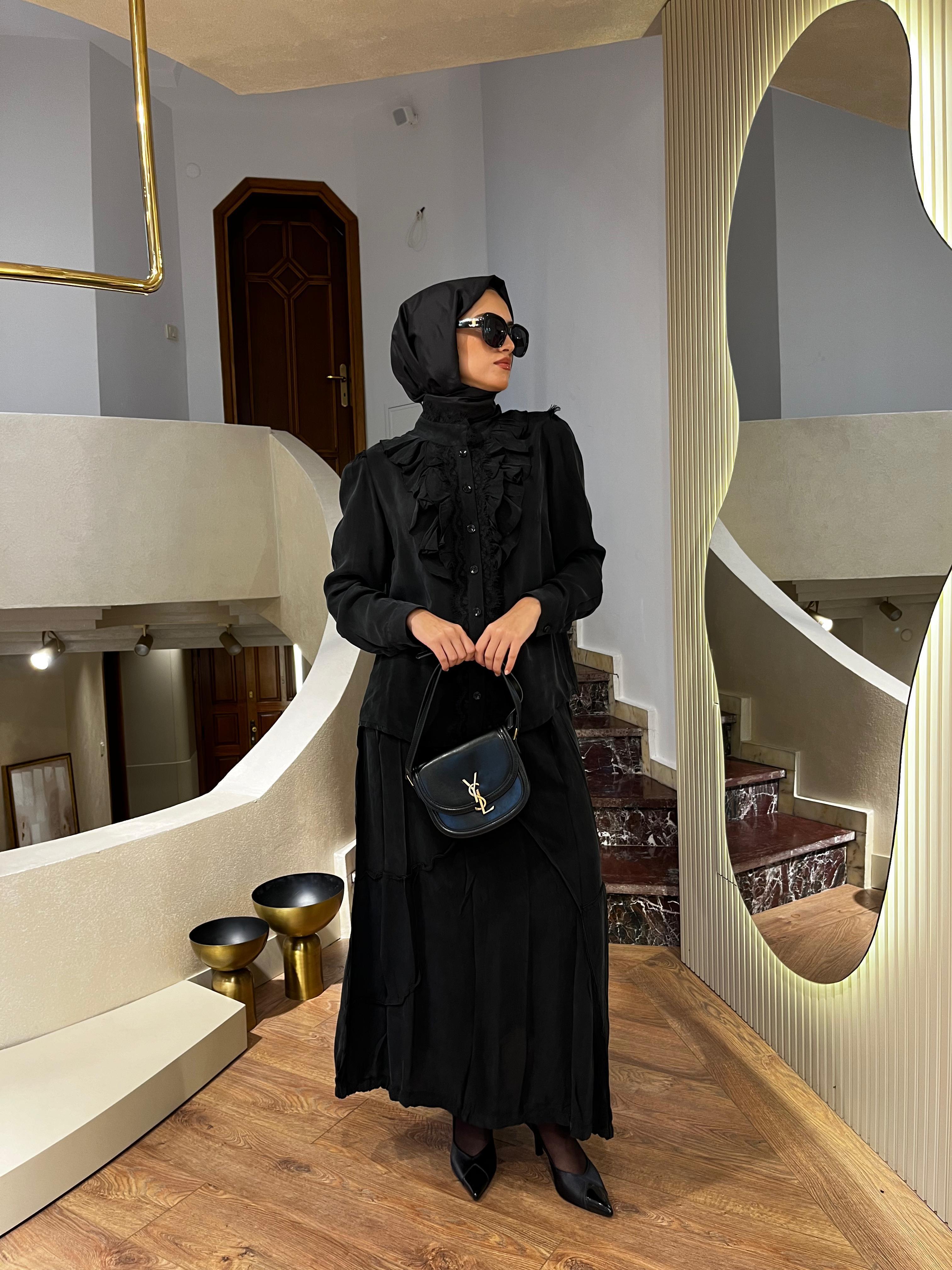 Misswhence Tunik Takım Siyah 36030