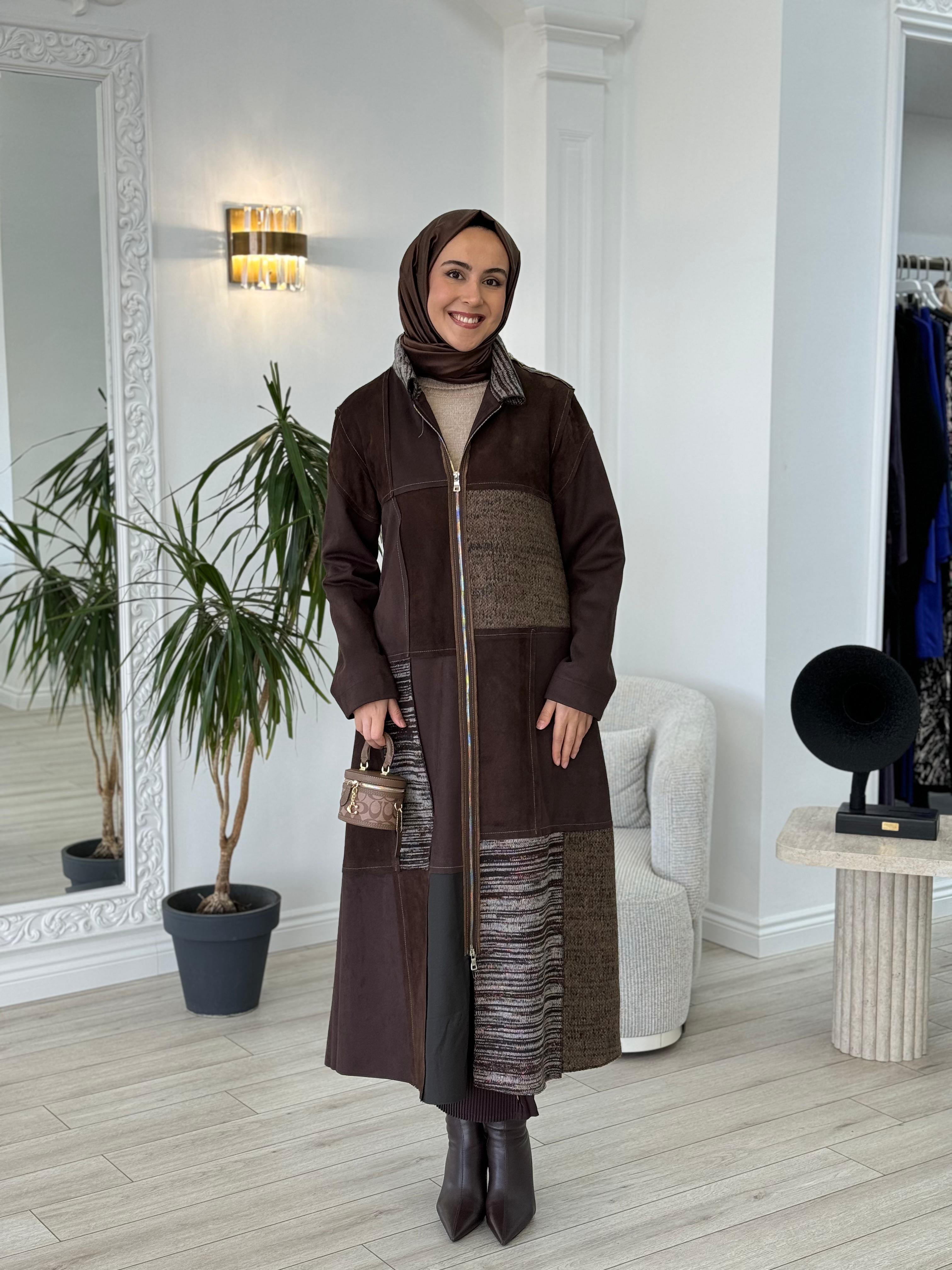 Misswhence Yün Patchwork Pardesü 