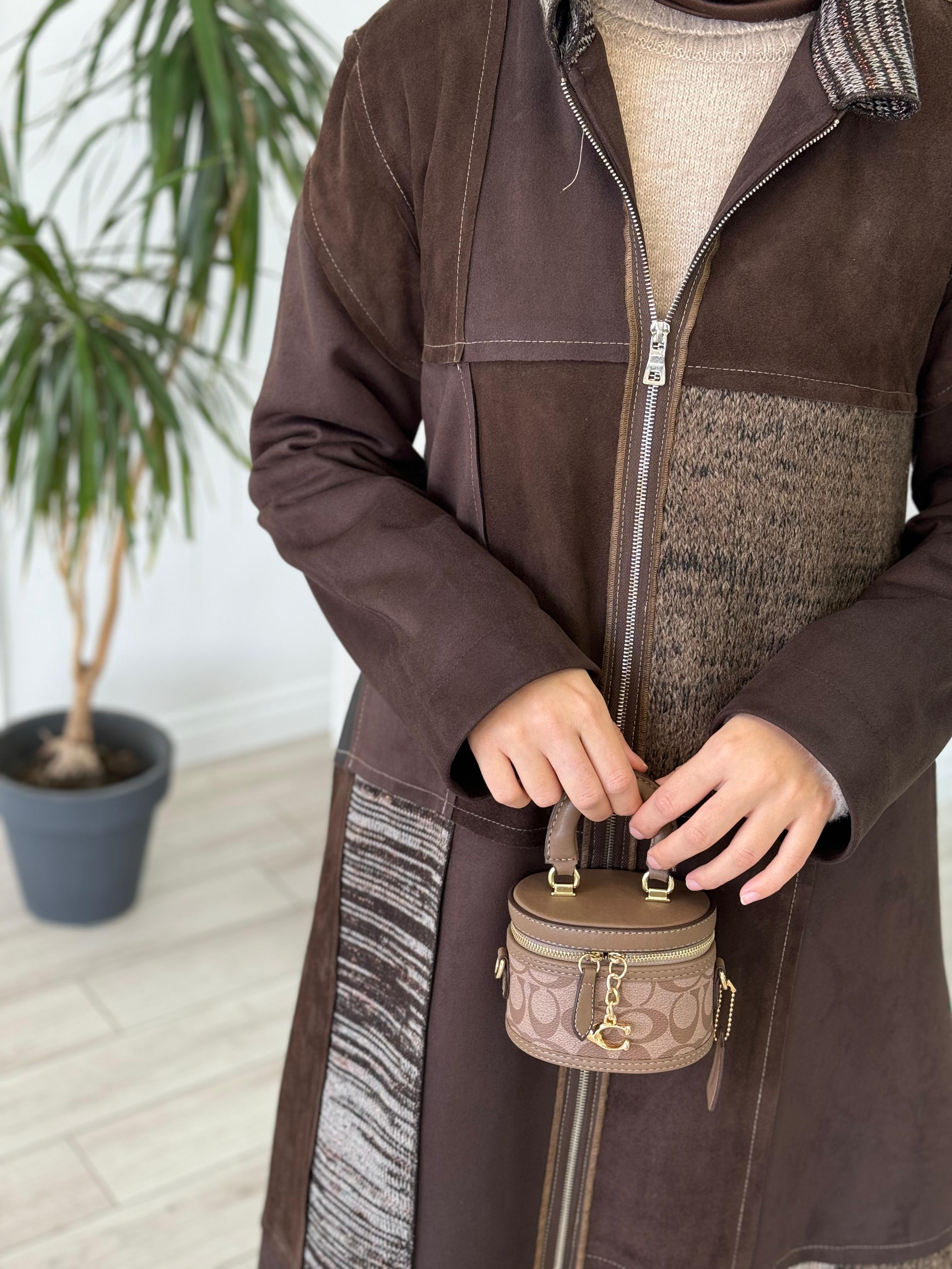 Misswhence Yün Patchwork Pardesü 