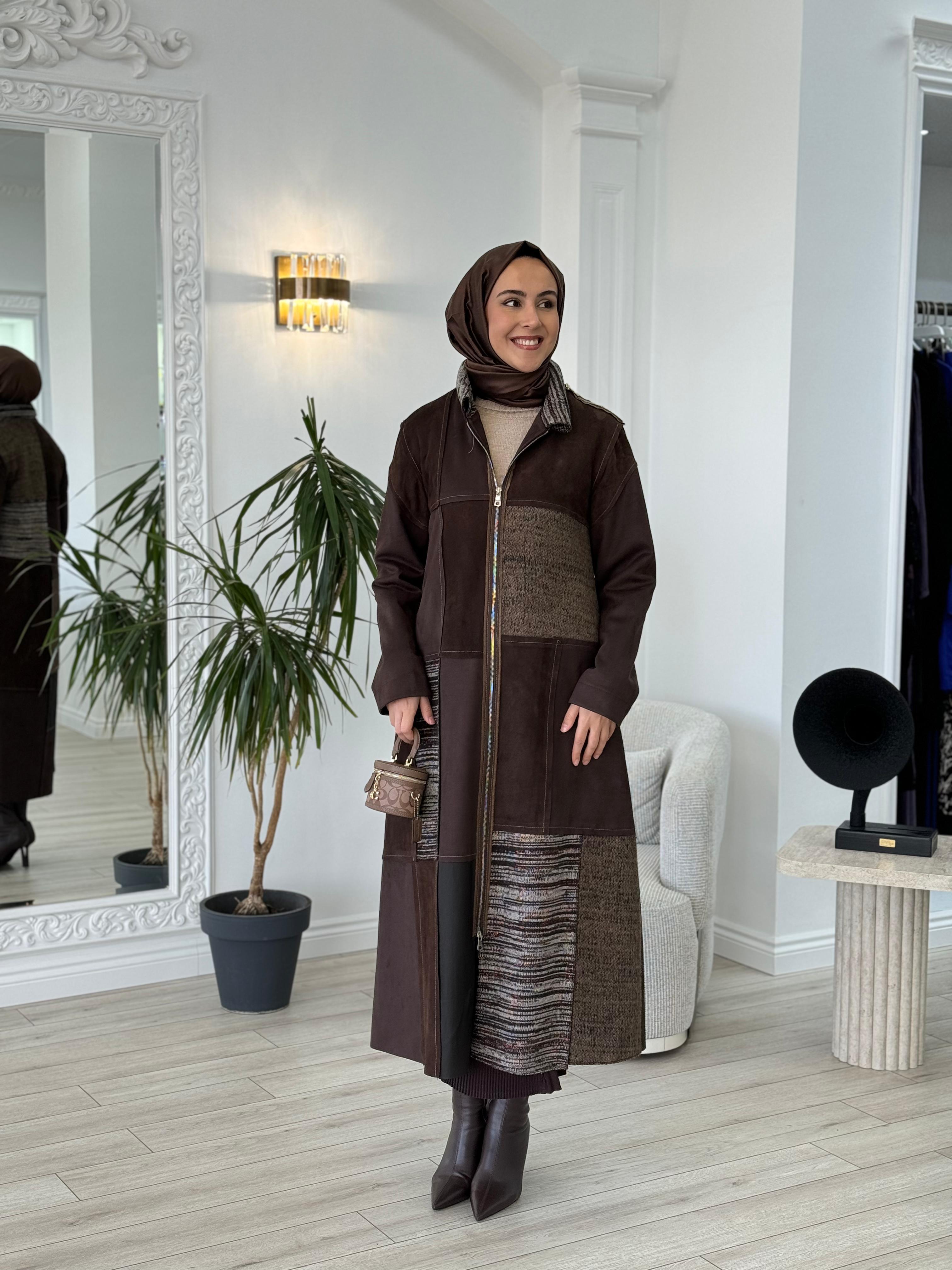 Misswhence Yün Patchwork Pardesü 