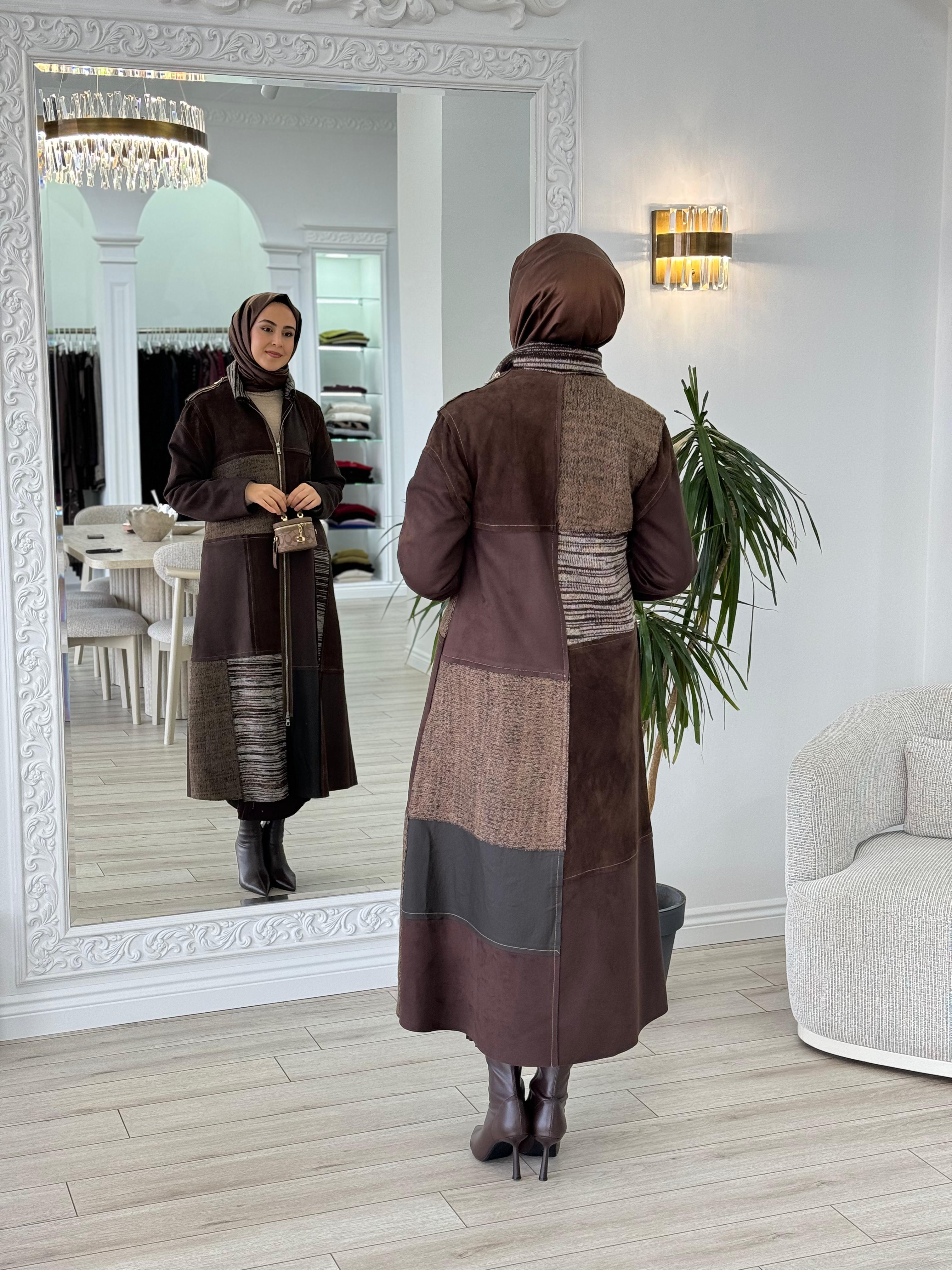 Misswhence Yün Patchwork Pardesü 