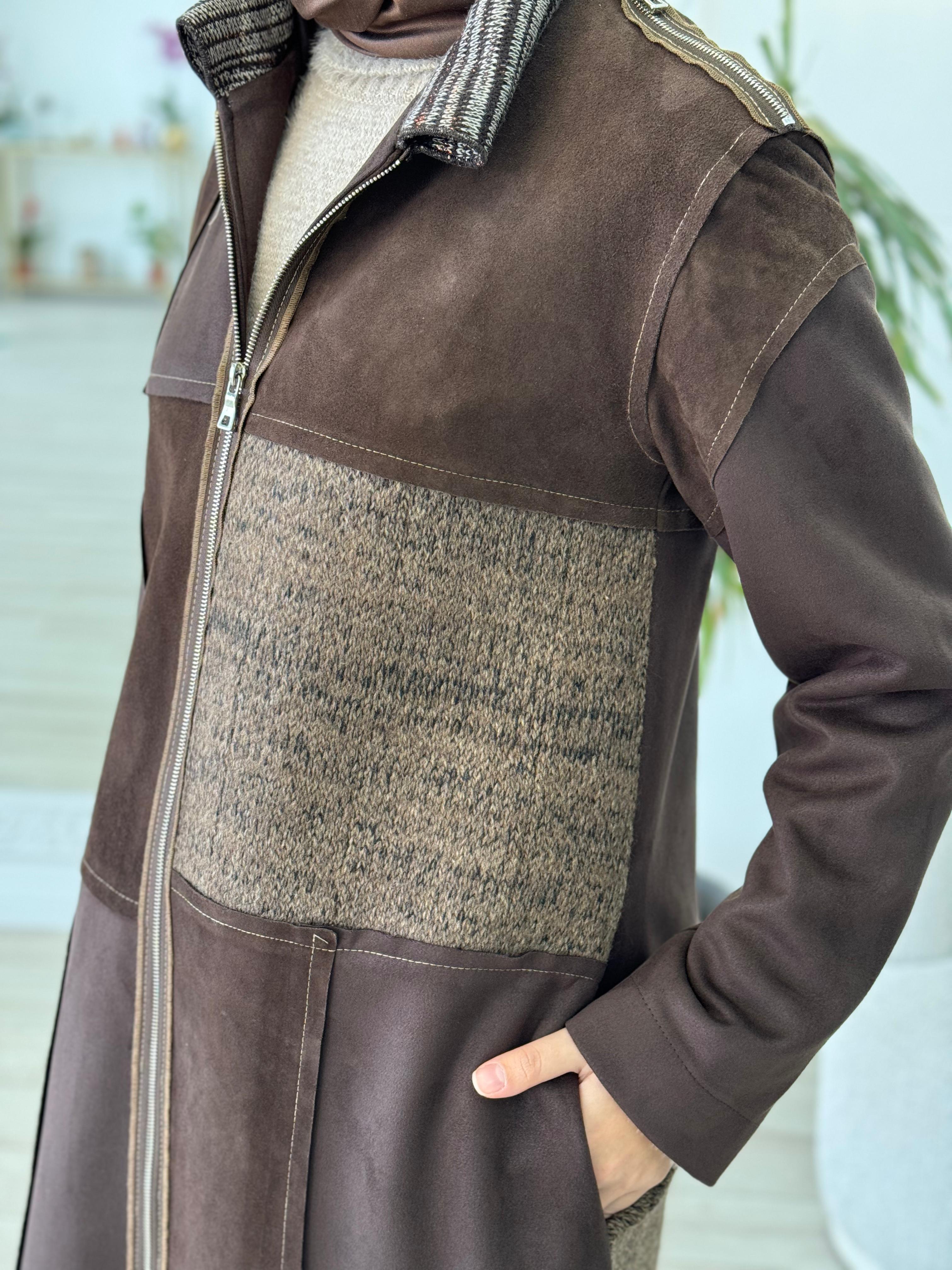 Misswhence Yün Patchwork Pardesü 