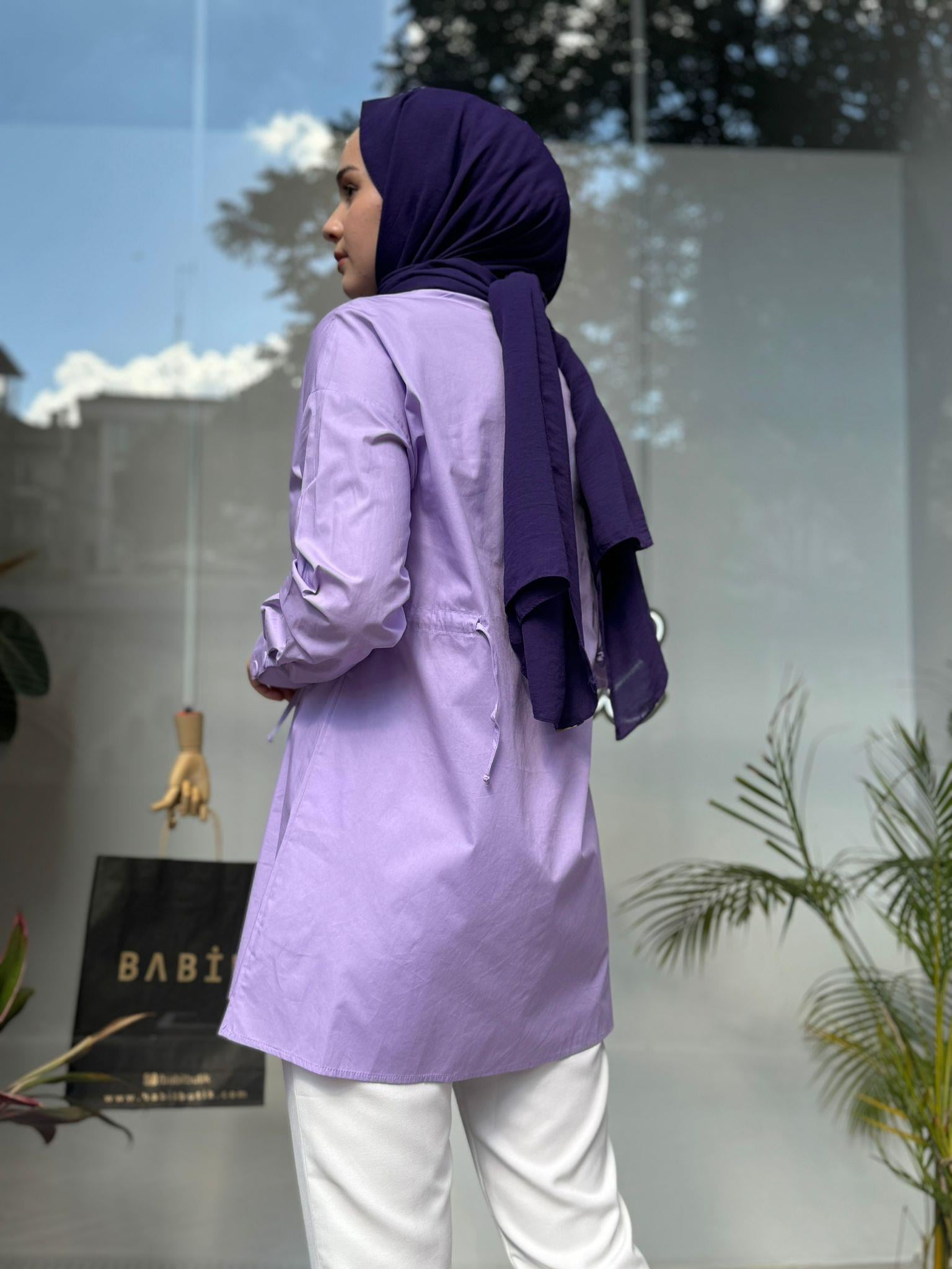 Muphon Citron Gömlek Lila 32034