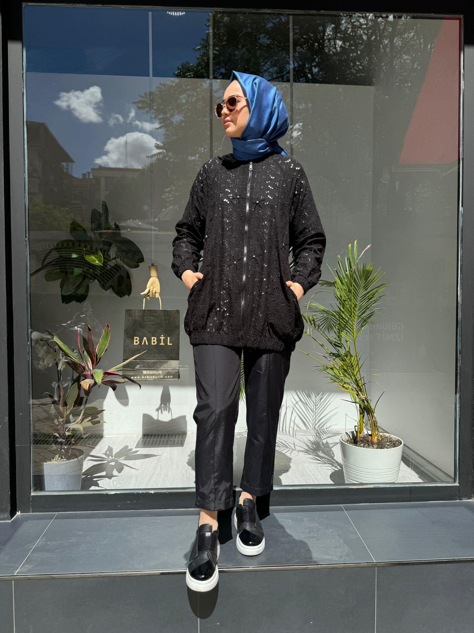 Muphon Etoile Ceket Siyah 33024