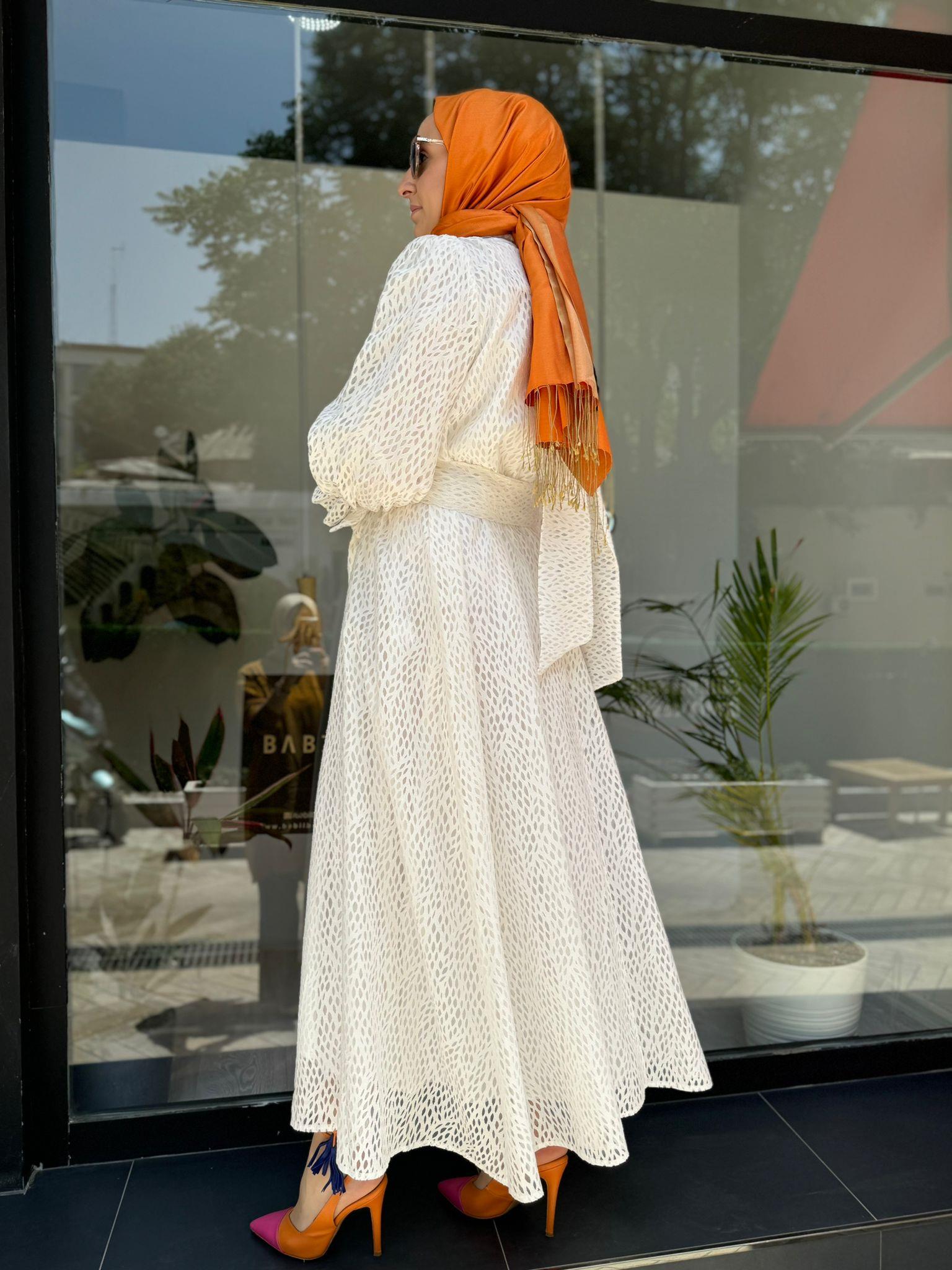 Muphon Redd Elbise Ekru 35060