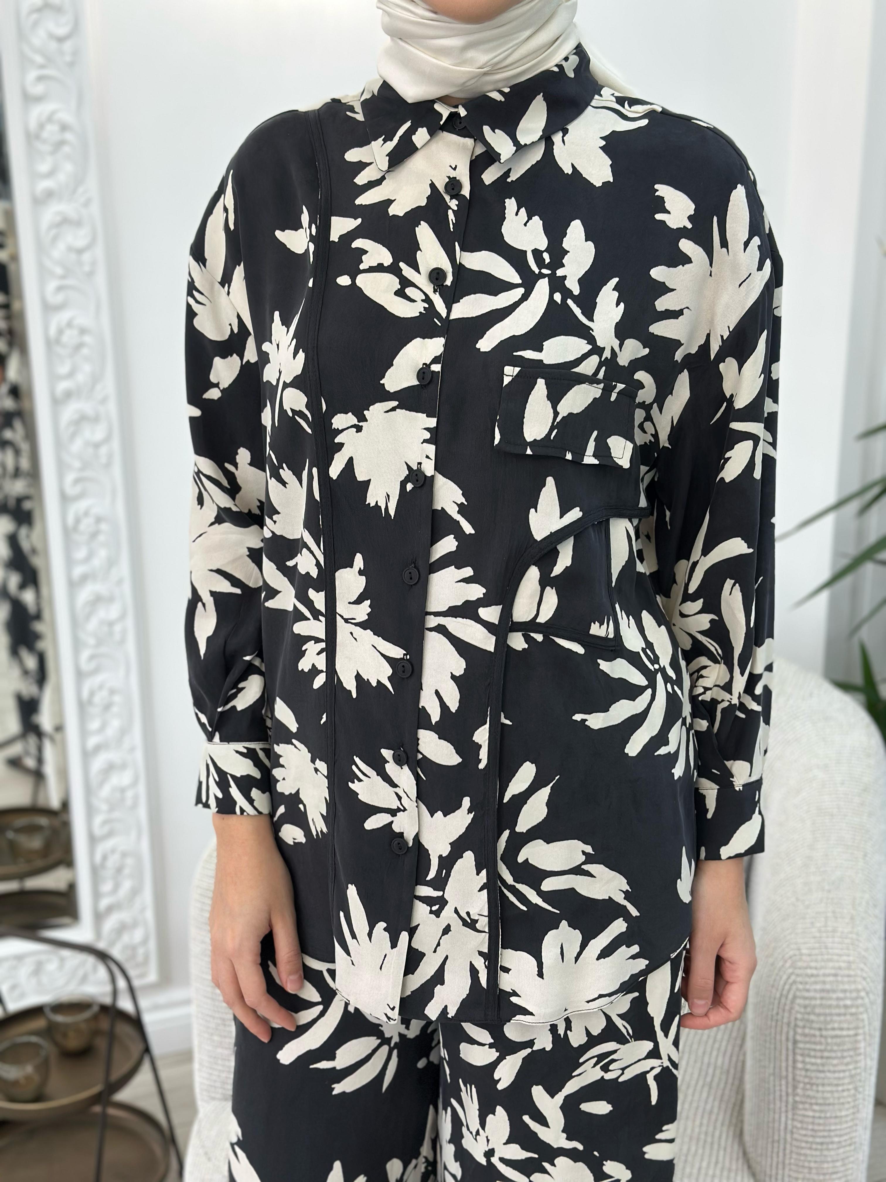 Niqozza Lonicera İpek Pantolon Takım 25ss60170