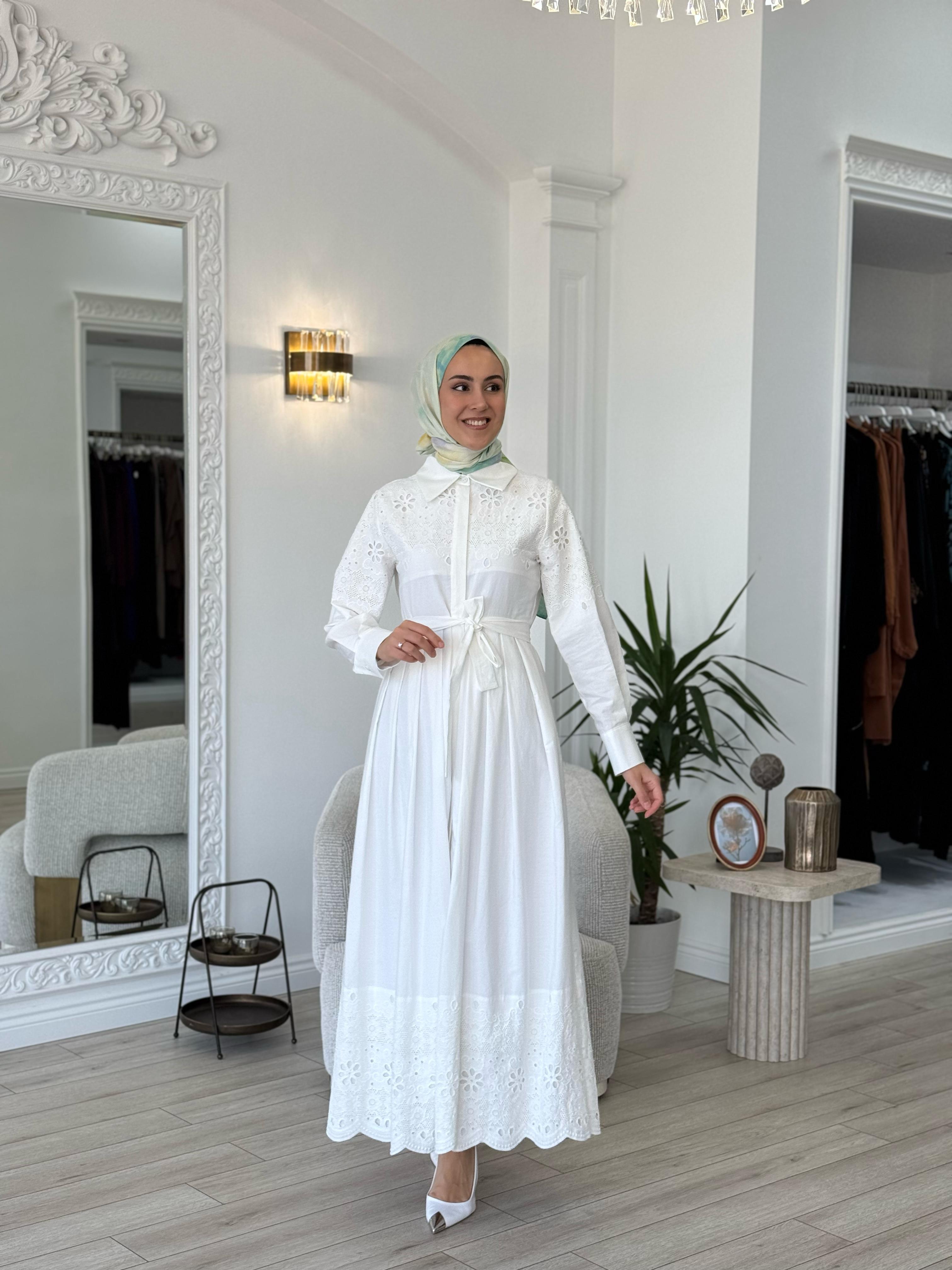 Niqozza Lumos Poplin Elbise 50191