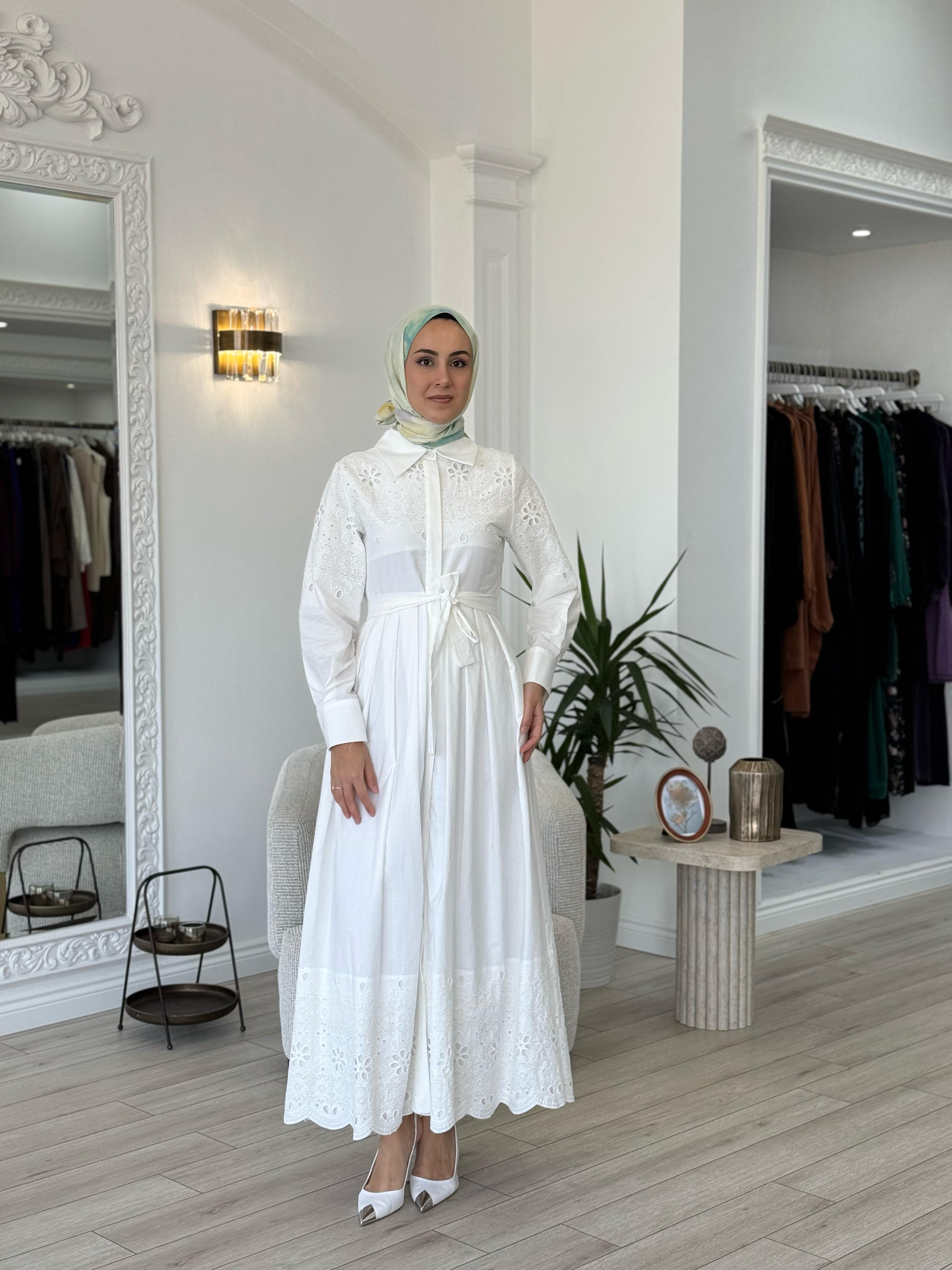 Niqozza Lumos Poplin Elbise 50191
