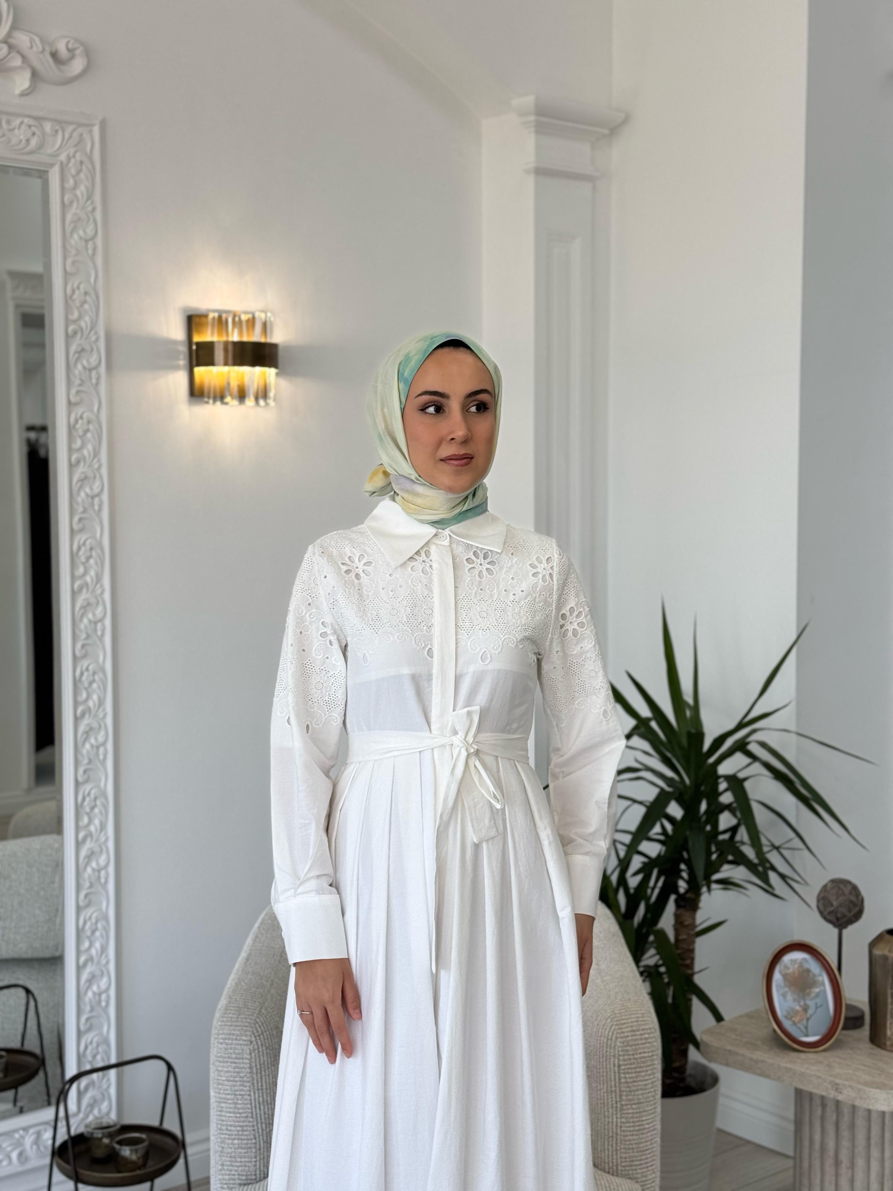 Niqozza Lumos Poplin Elbise 50191