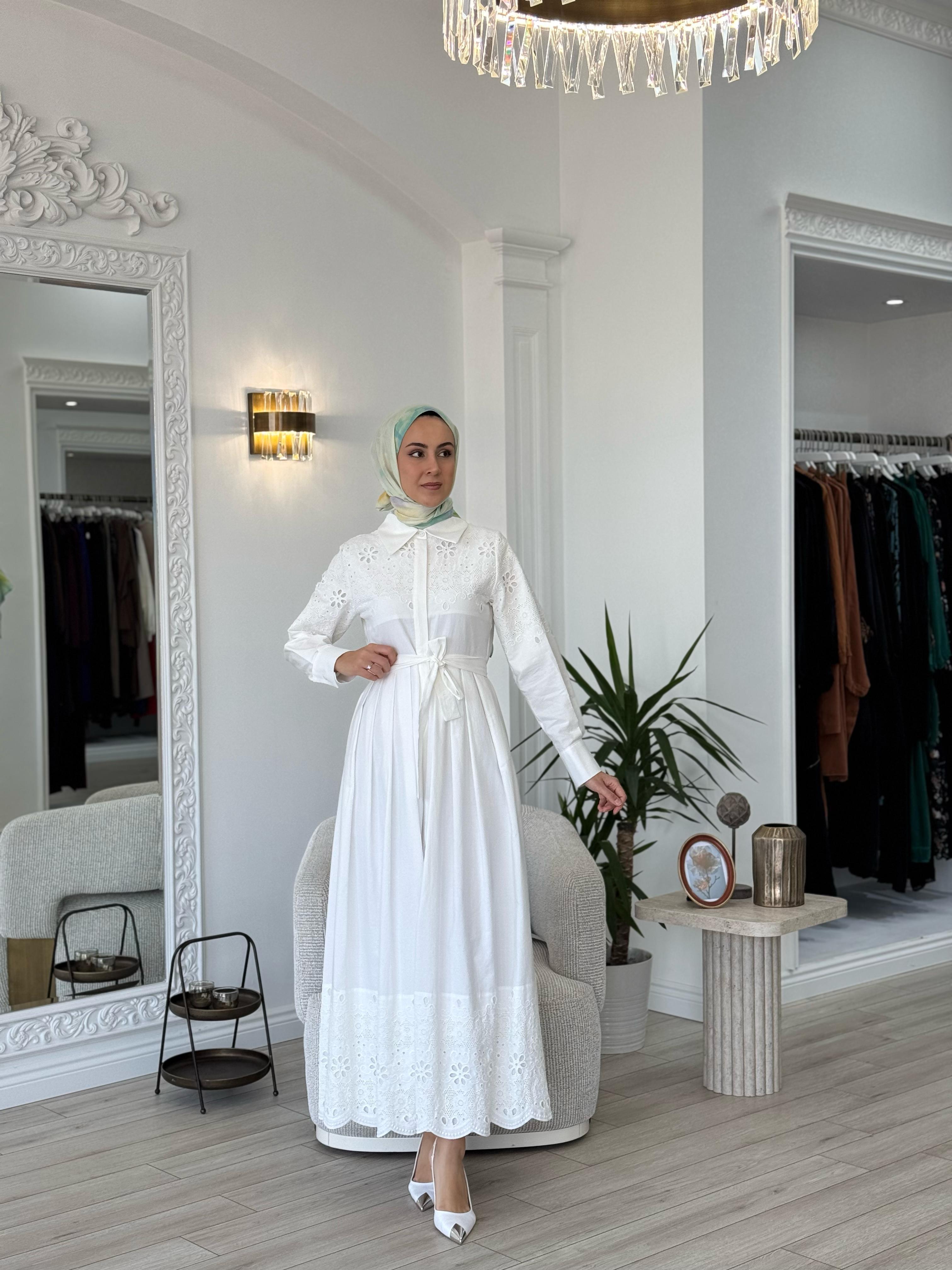 Niqozza Lumos Poplin Elbise 50191