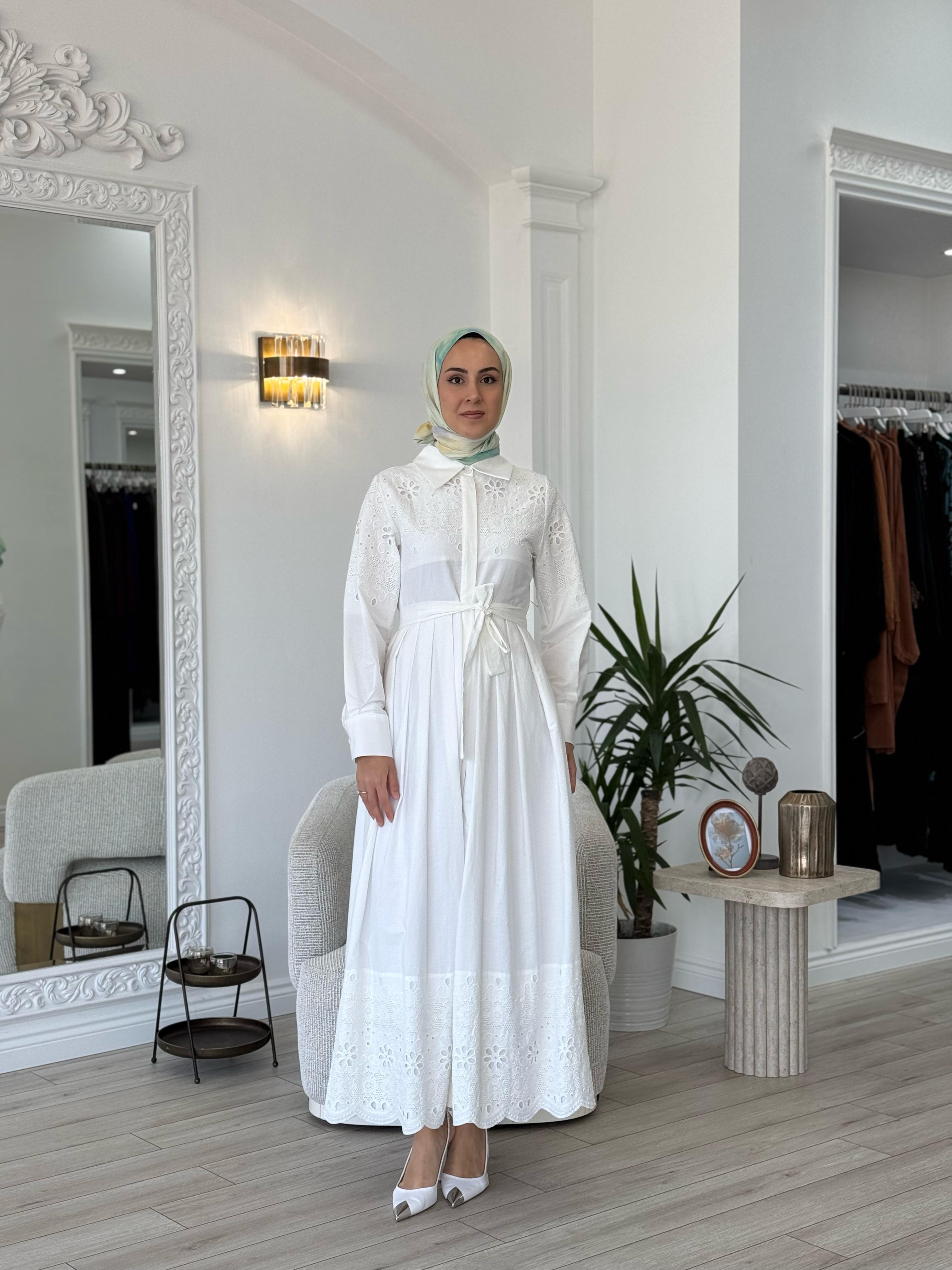 Niqozza Lumos Poplin Elbise 50191