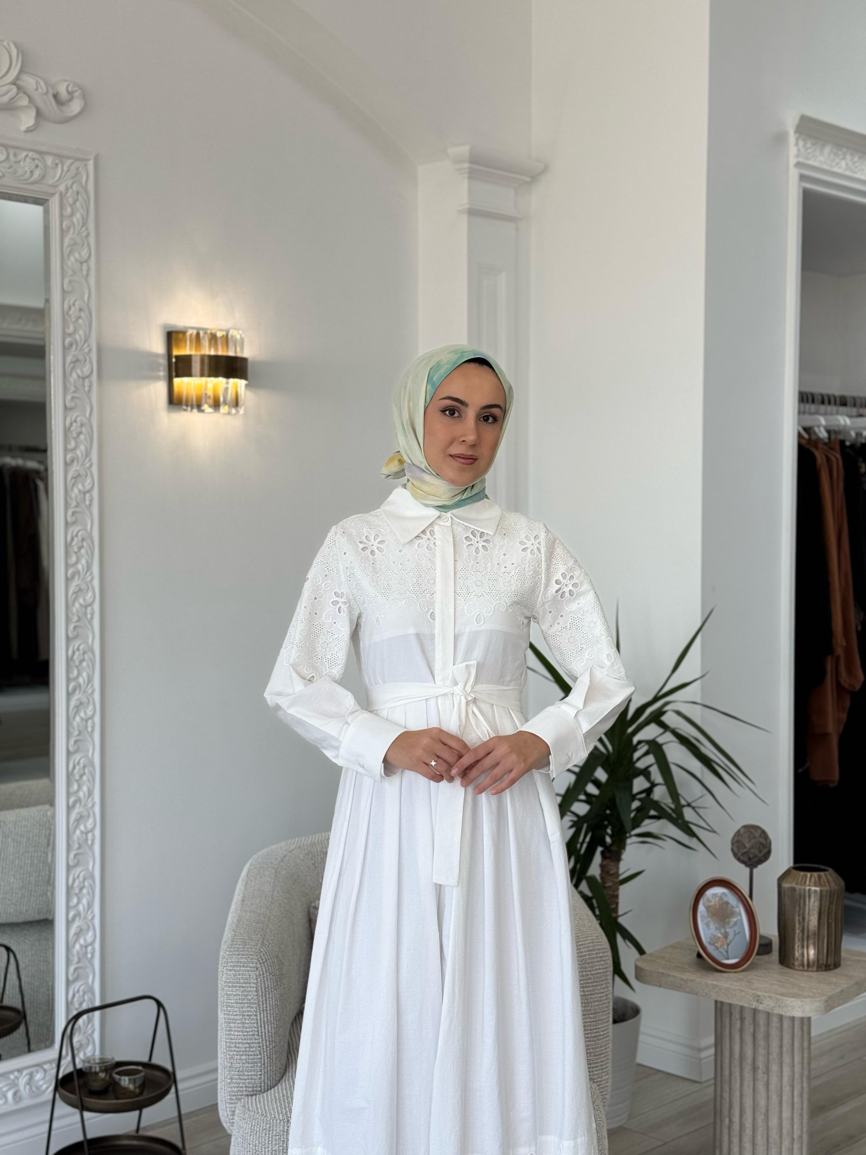 Niqozza Lumos Poplin Elbise 50191