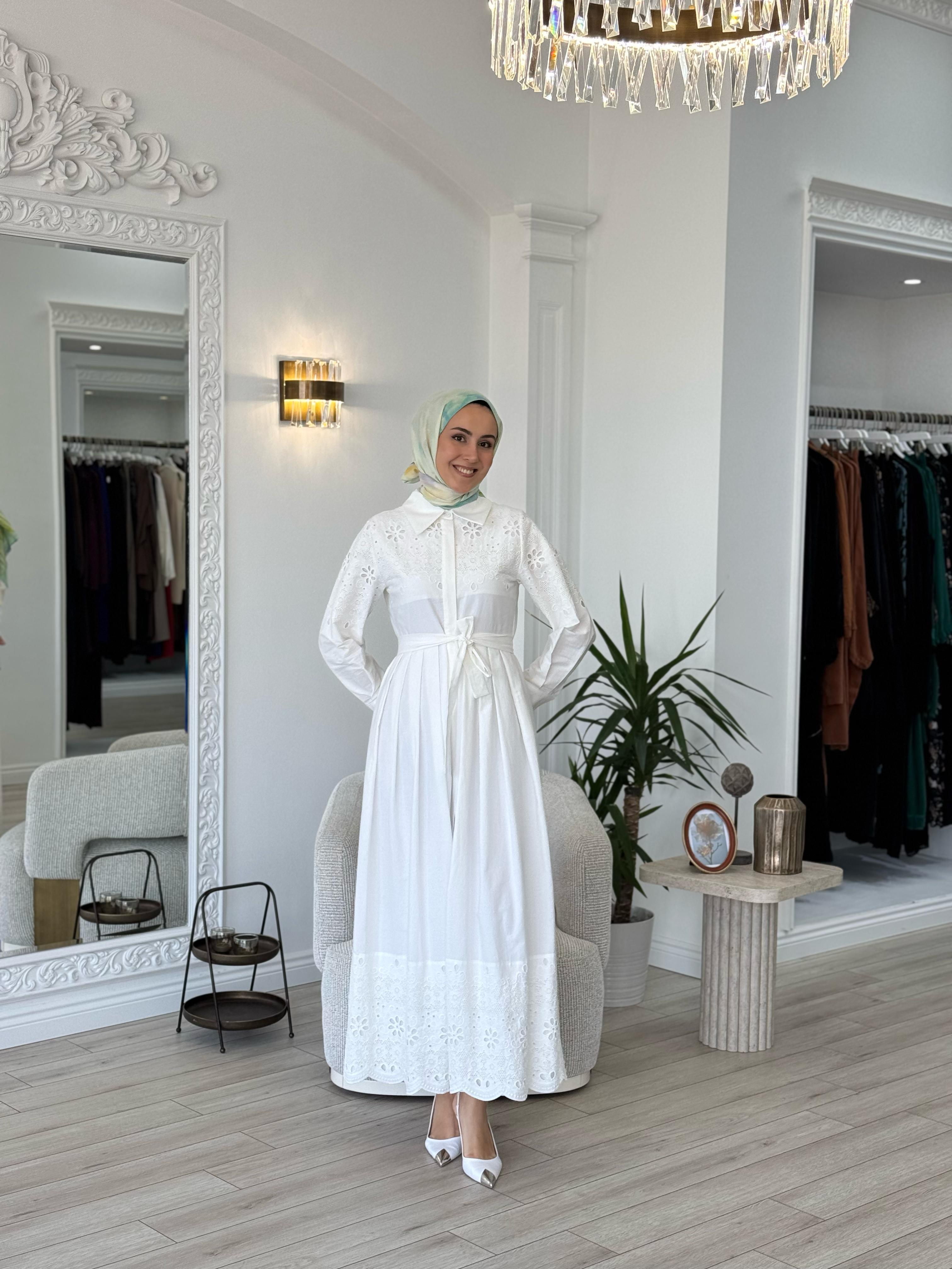 Niqozza Lumos Poplin Elbise 50191