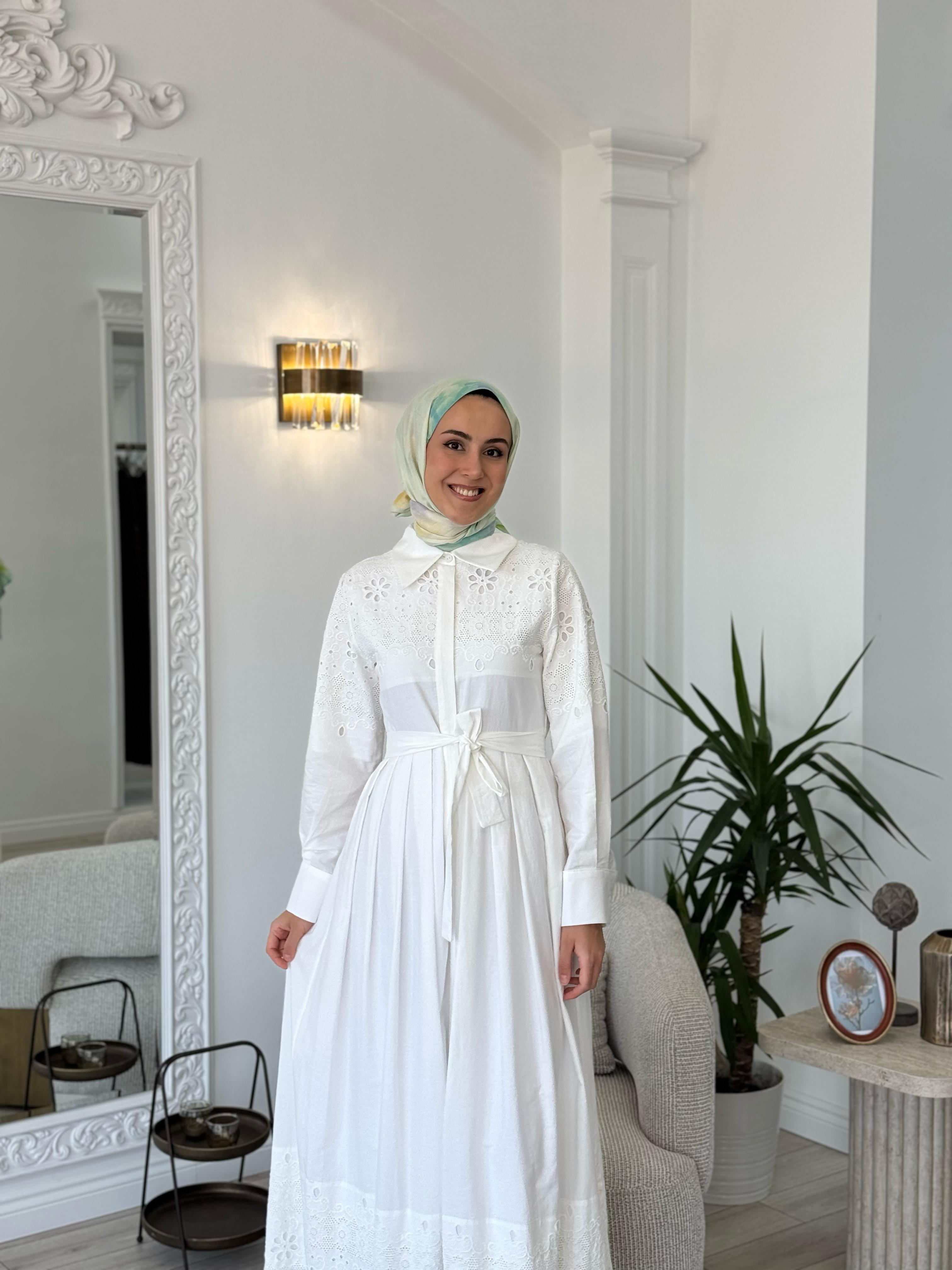 Niqozza Lumos Poplin Elbise 50191