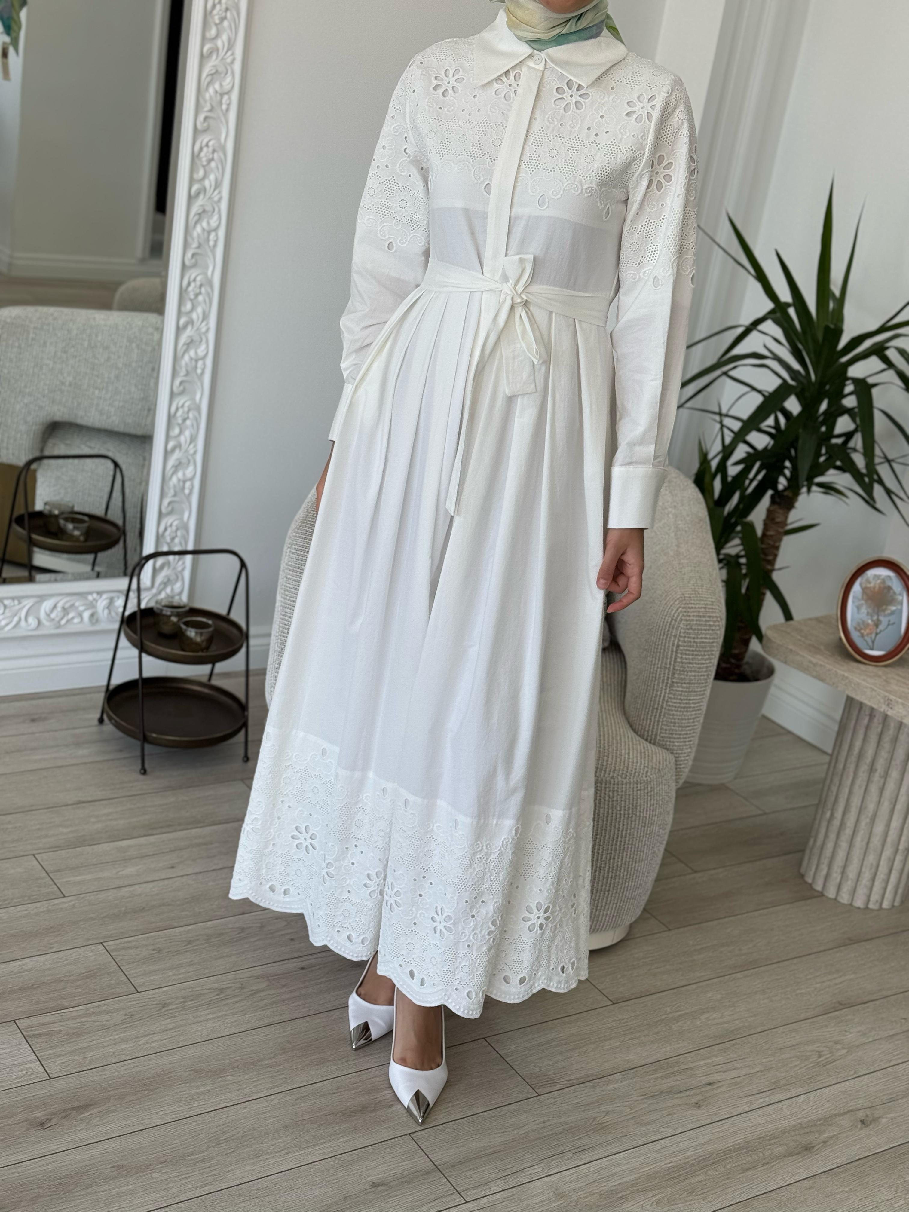 Niqozza Lumos Poplin Elbise 50191