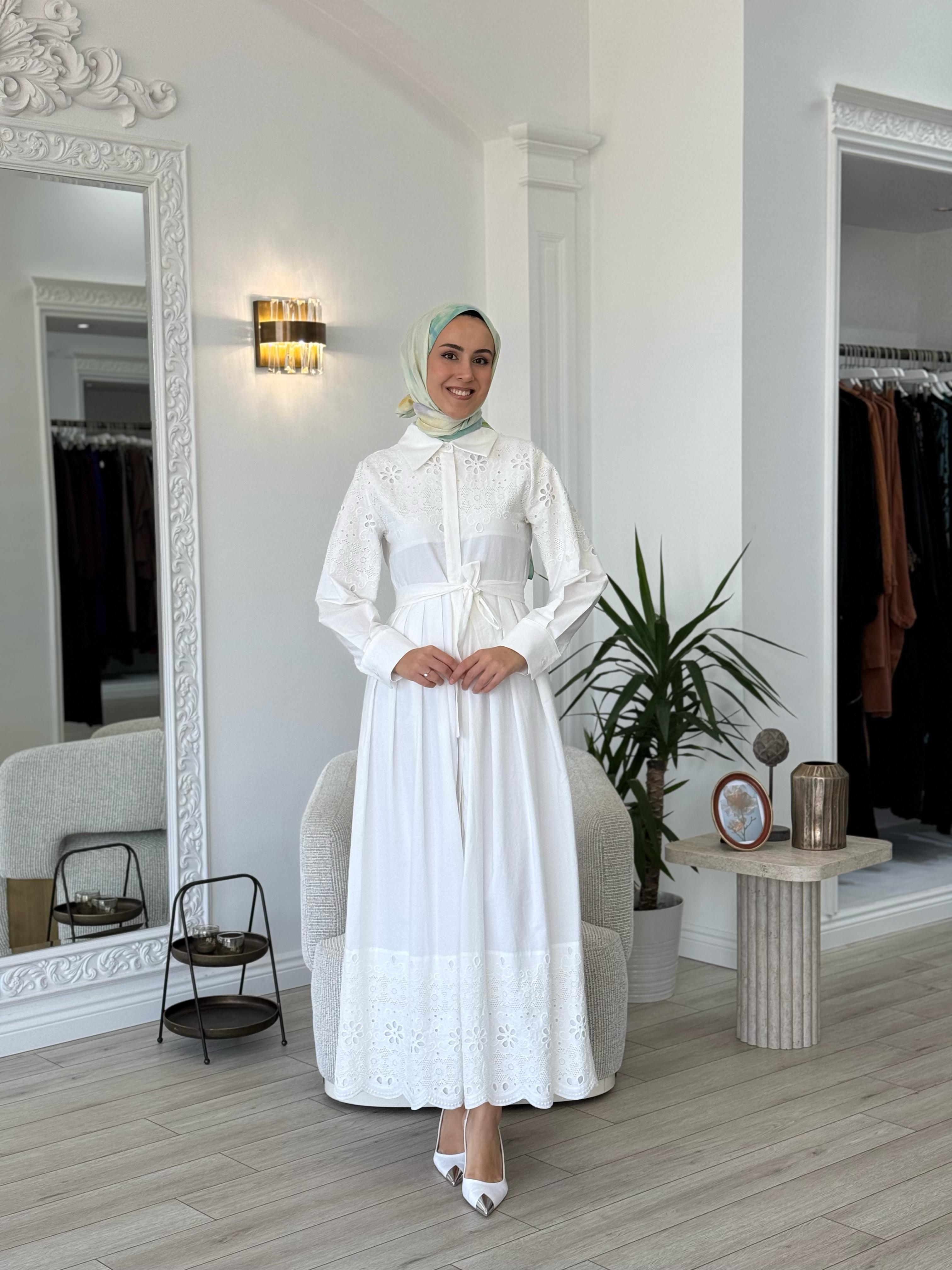 Niqozza Lumos Poplin Elbise 50191