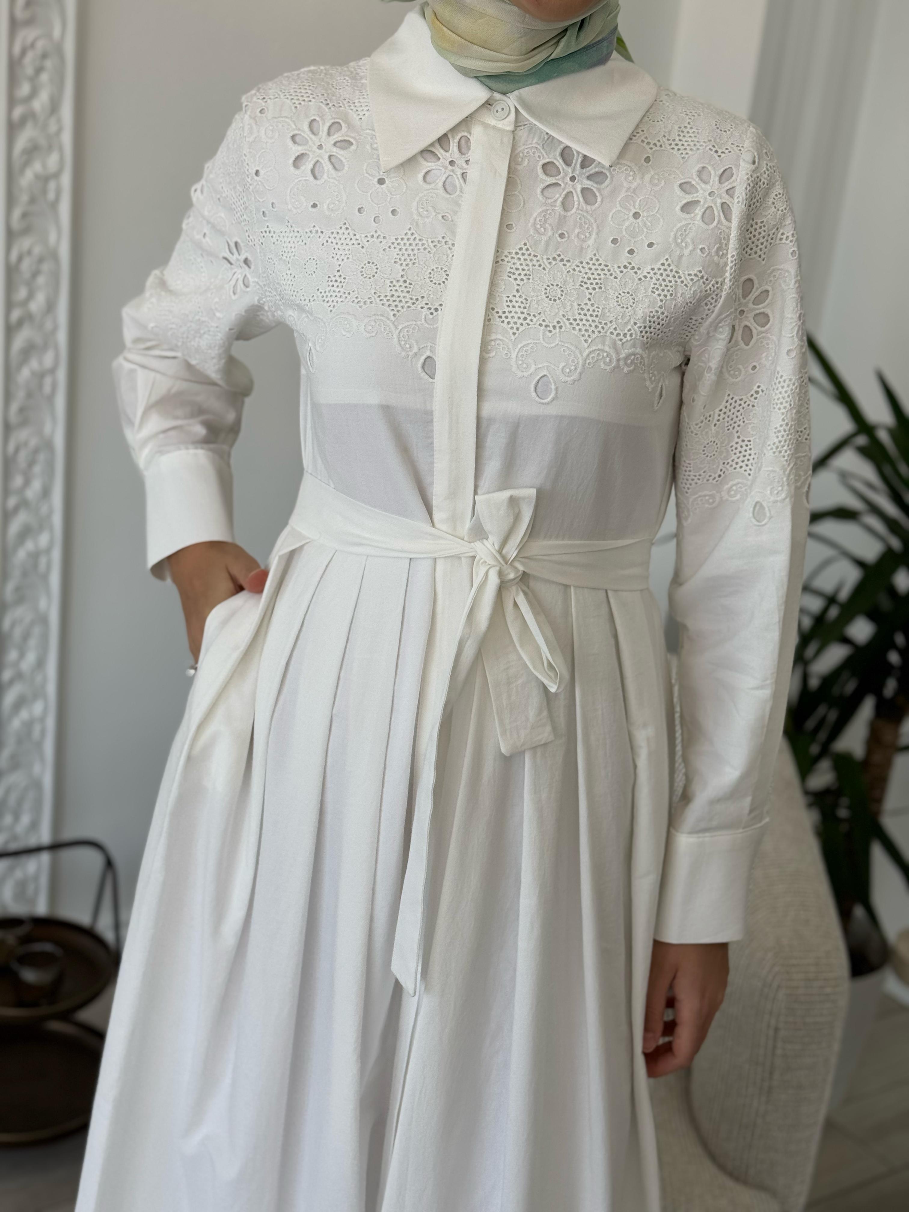 Niqozza Lumos Poplin Elbise 50191