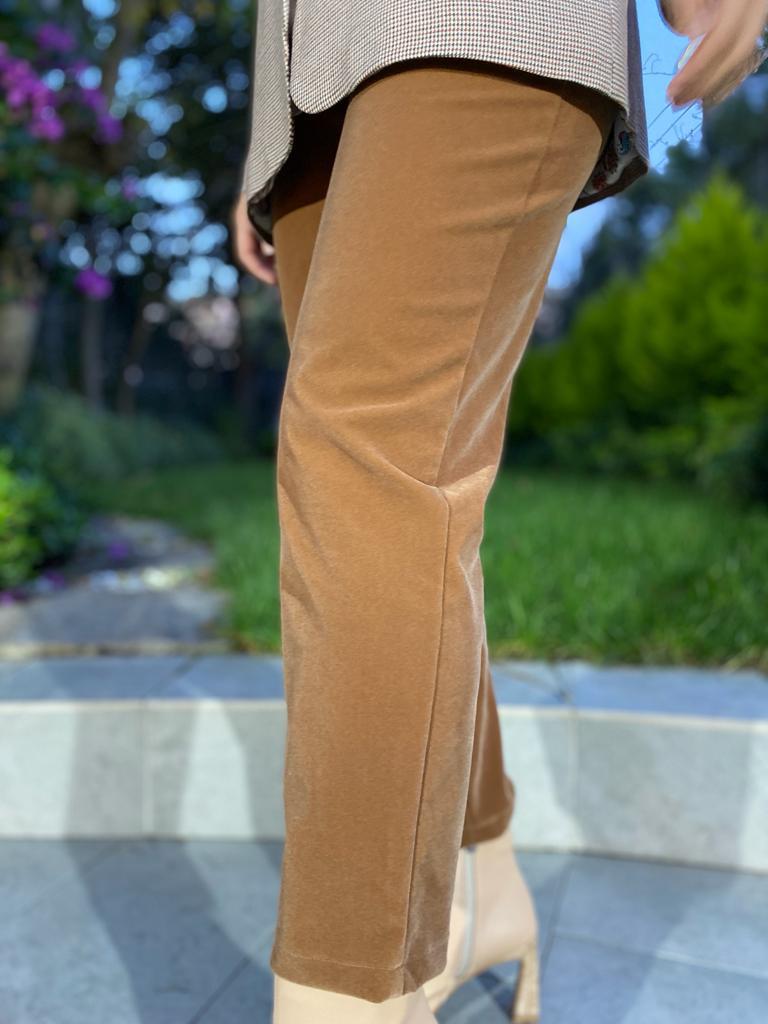 Niqozza Tiara Havuç Pantolon Camel 30096
