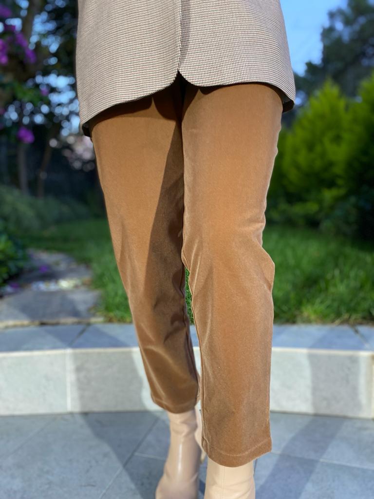 Niqozza Tiara Havuç Pantolon Camel 30096