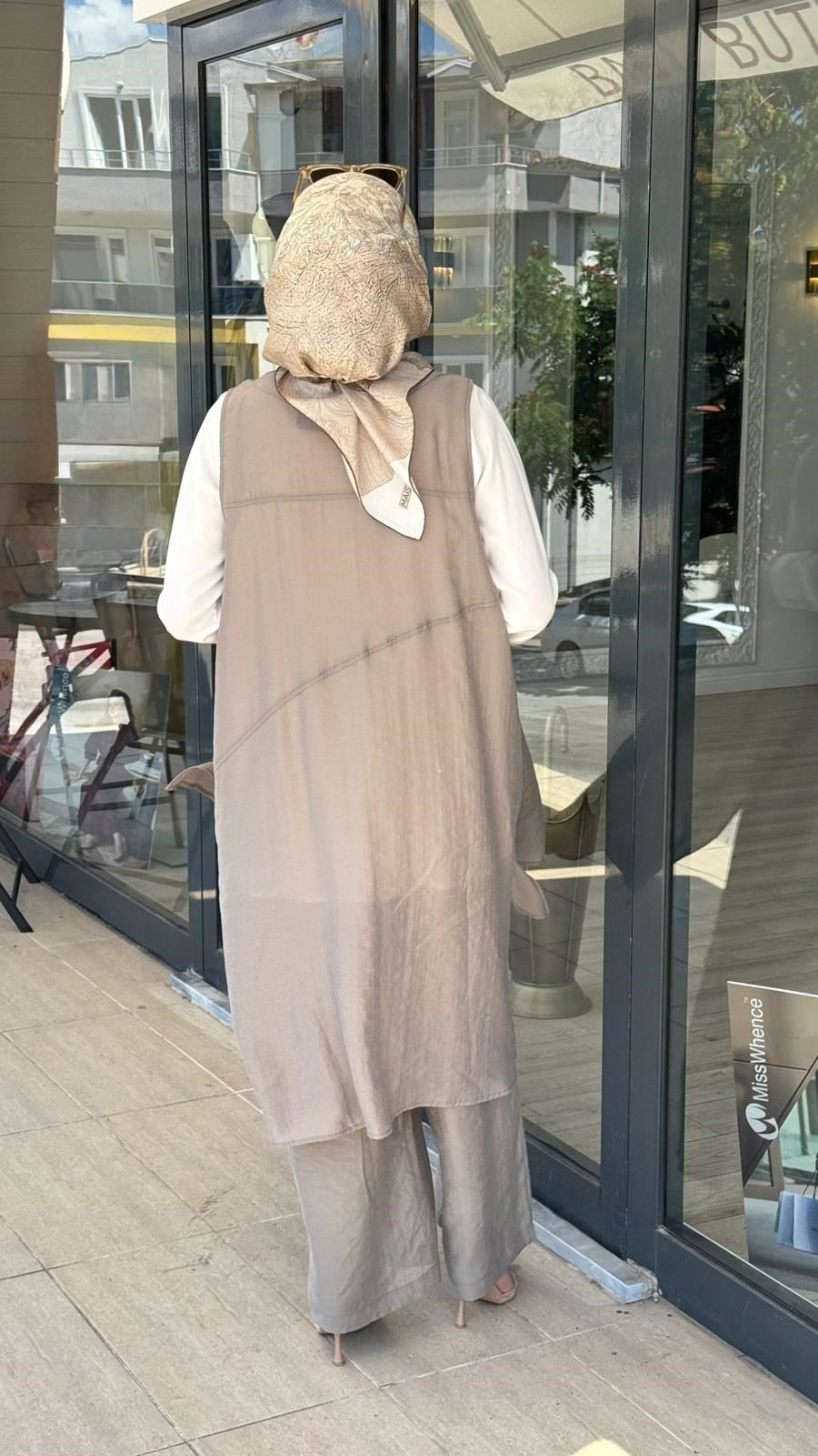 Nurcan Çetin 3'lü Gömlek Pantolon Takım 26608