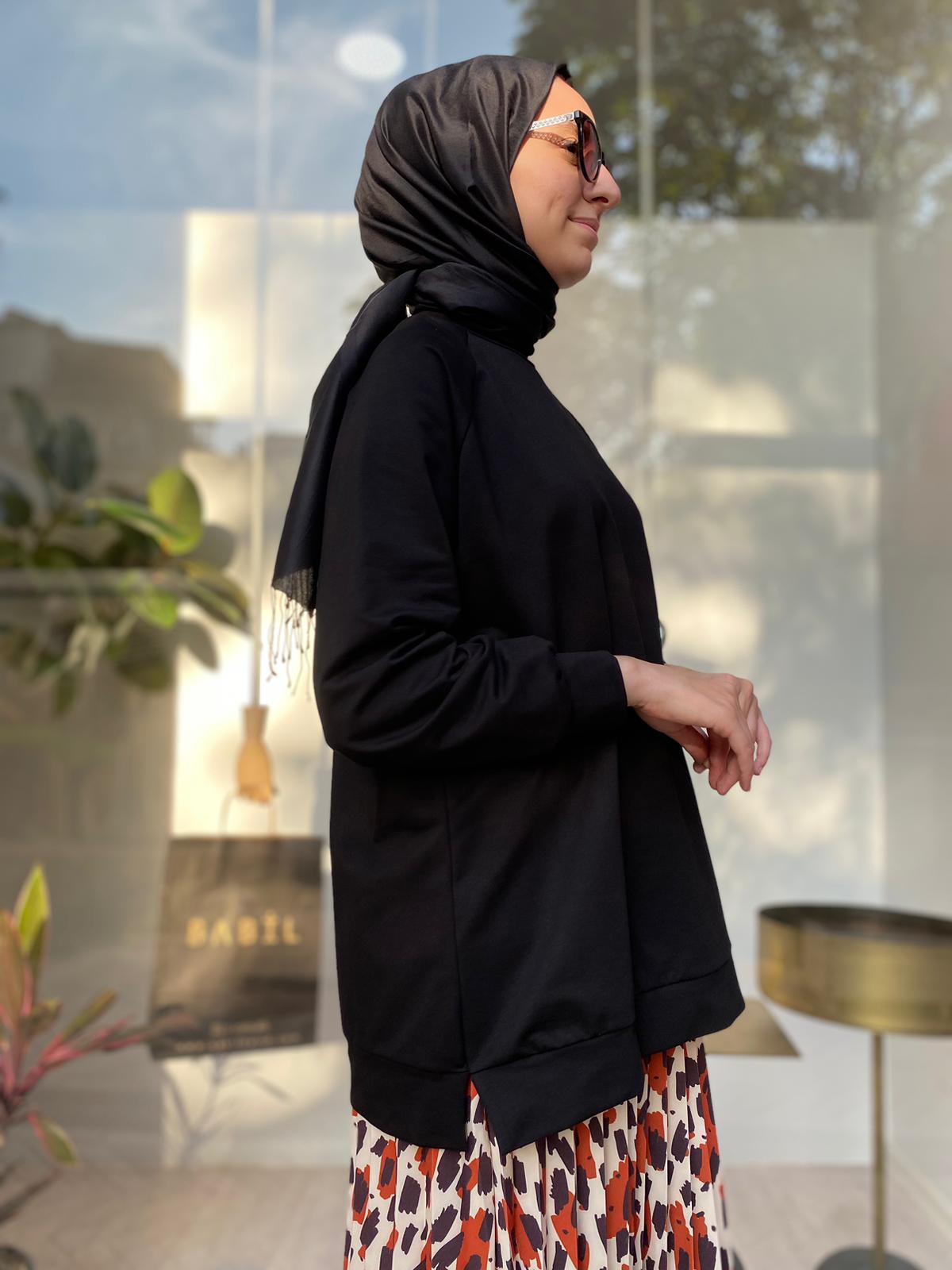 Nurcan Çetin Basic Sweat Siyah 23271