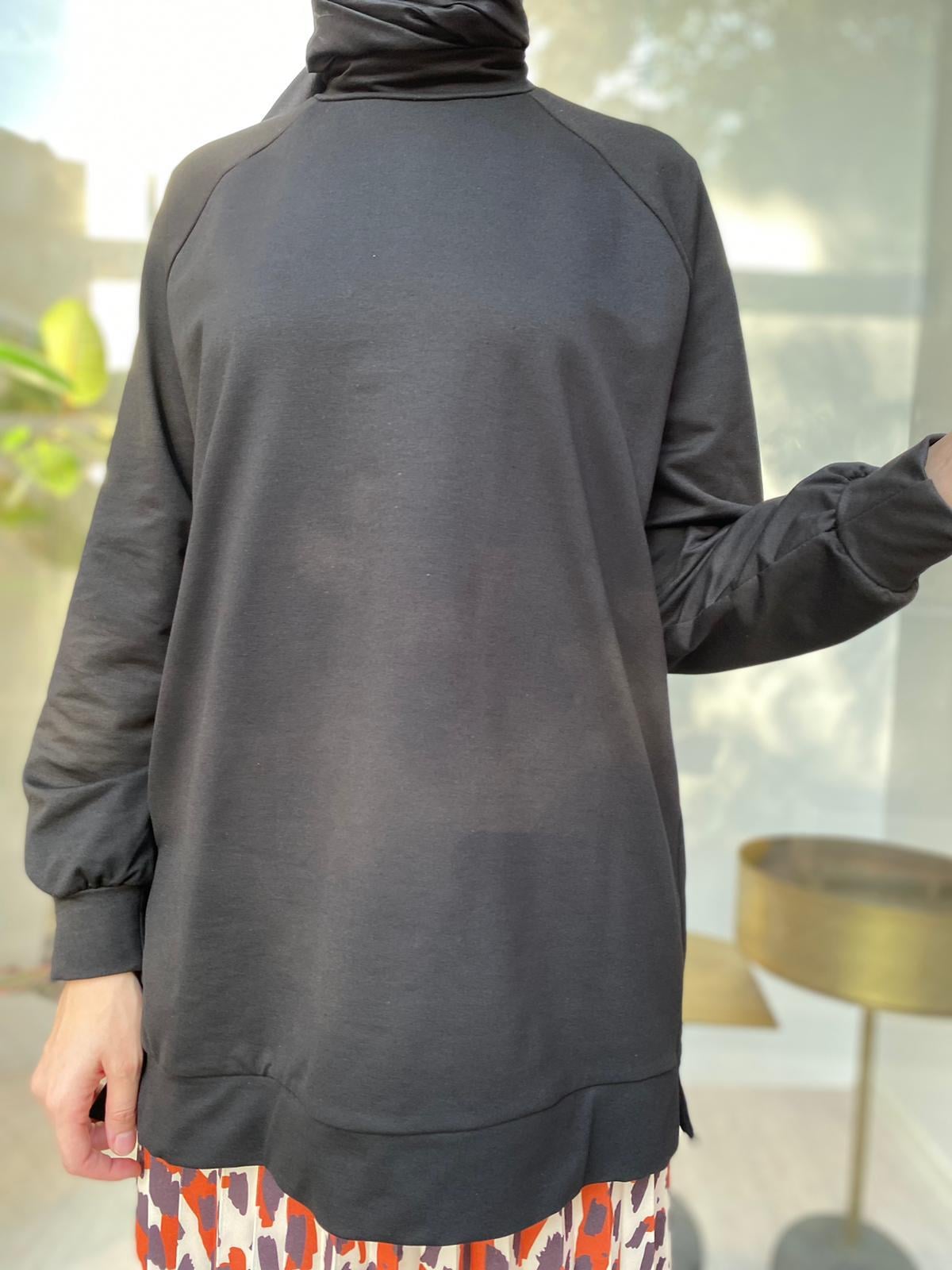 Nurcan Çetin Basic Sweat Siyah 23271