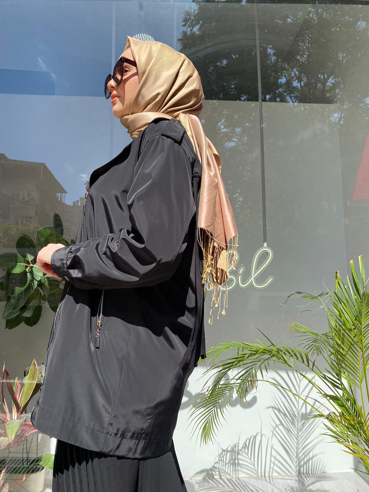 Nurcan Çetin Çapraz Ceket Siyah 24758