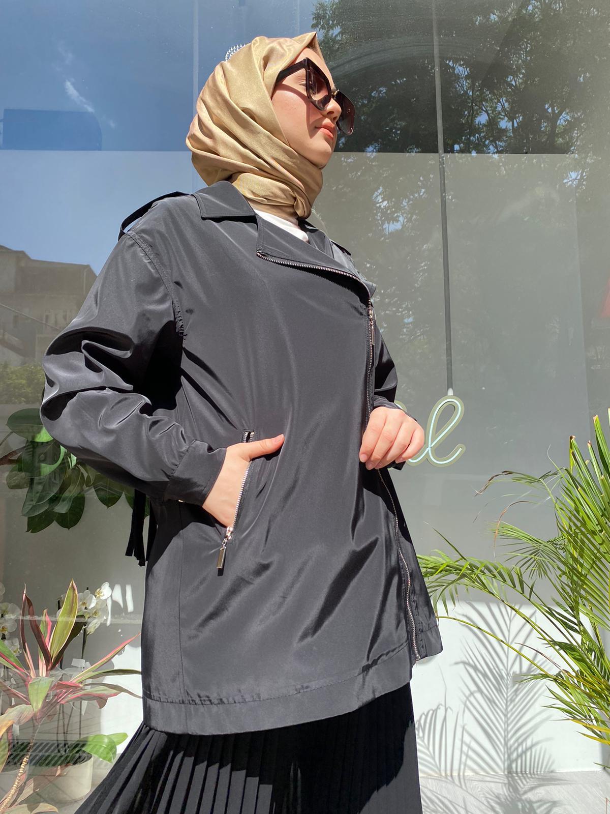 Nurcan Çetin Çapraz Ceket Siyah 24758