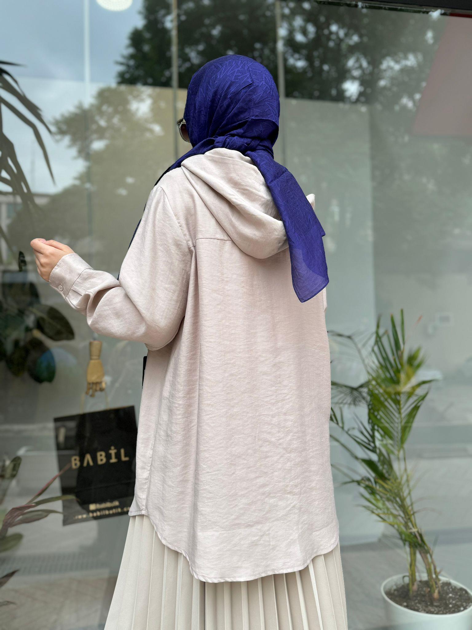 Nurcan Çetin Cebi Taşlı Gömlek Taş 24325