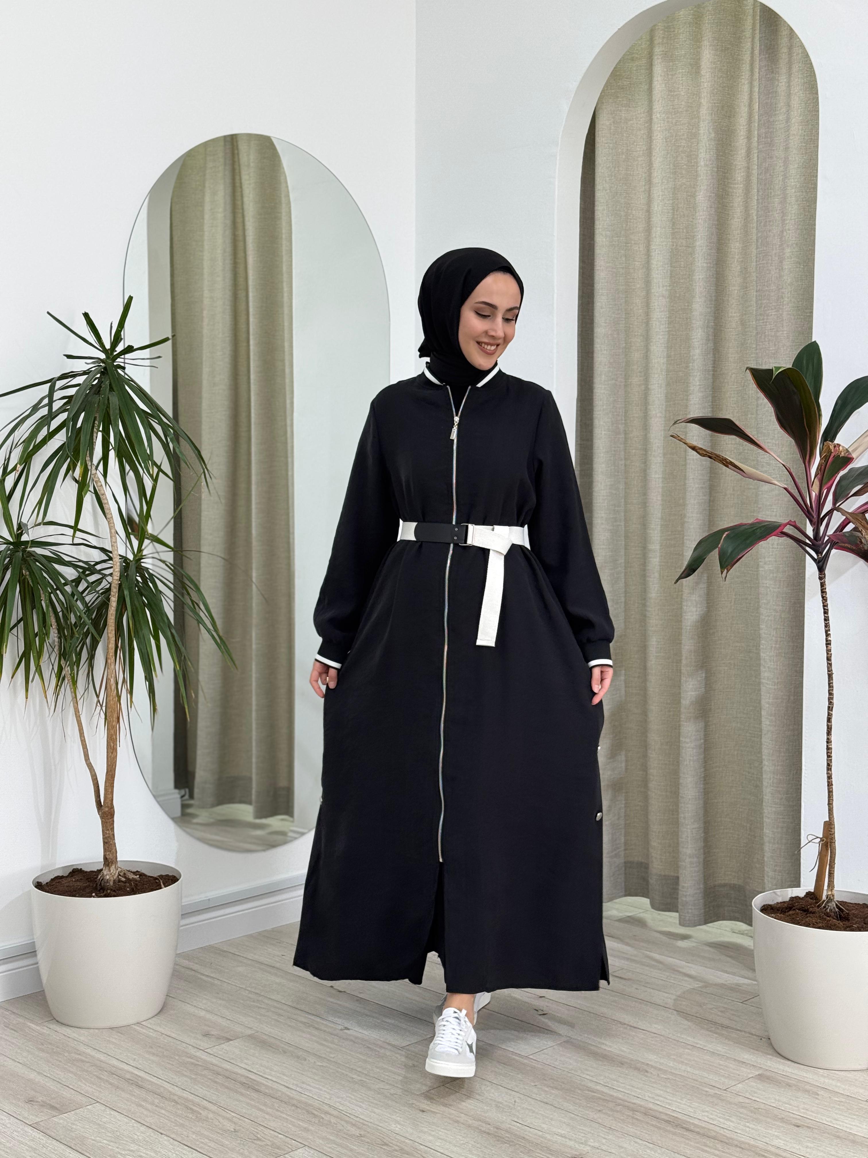 Nurcan Çetin Fermuarlı Kap Siyah 25255