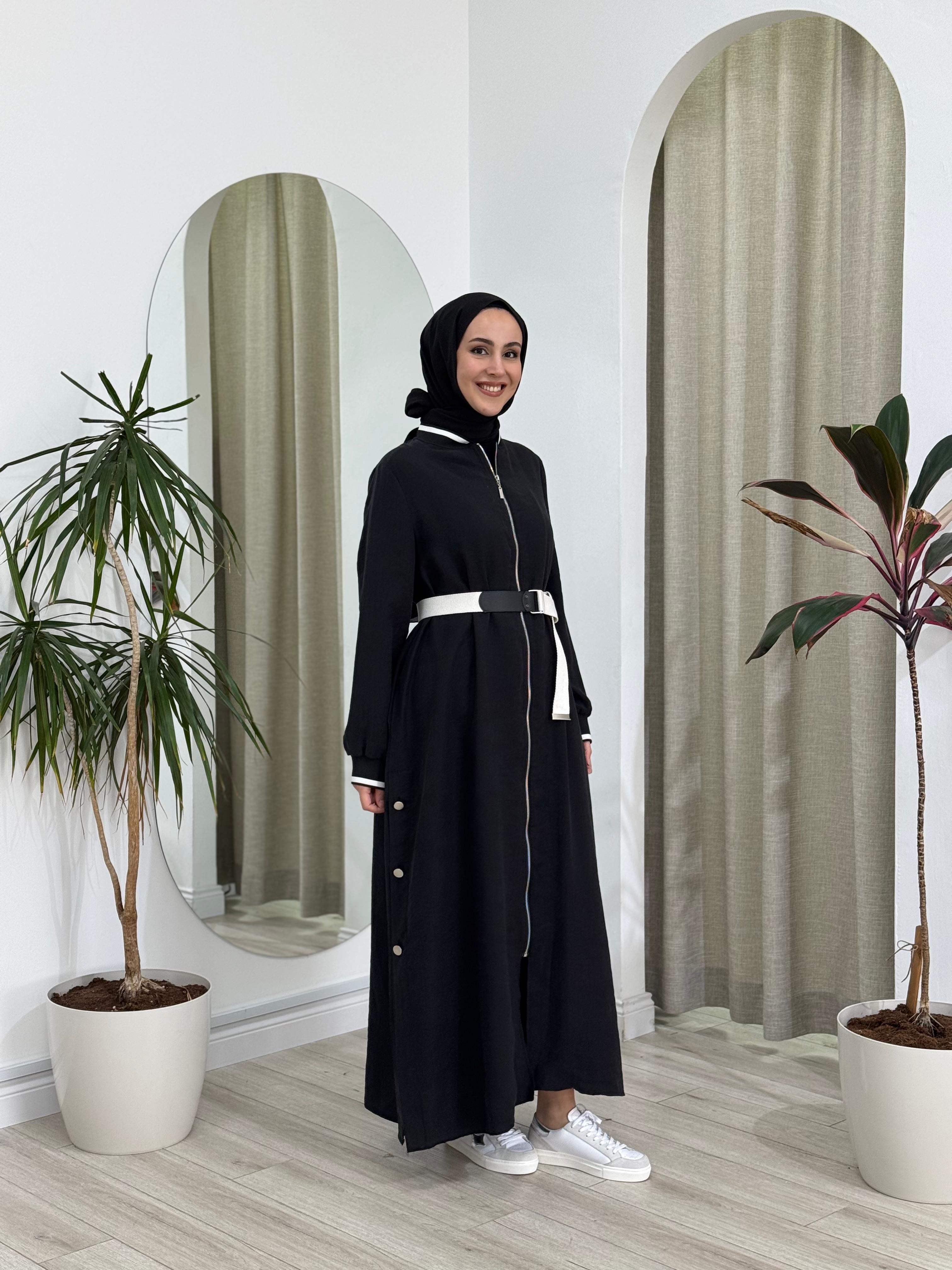 Nurcan Çetin Fermuarlı Kap Siyah 25255