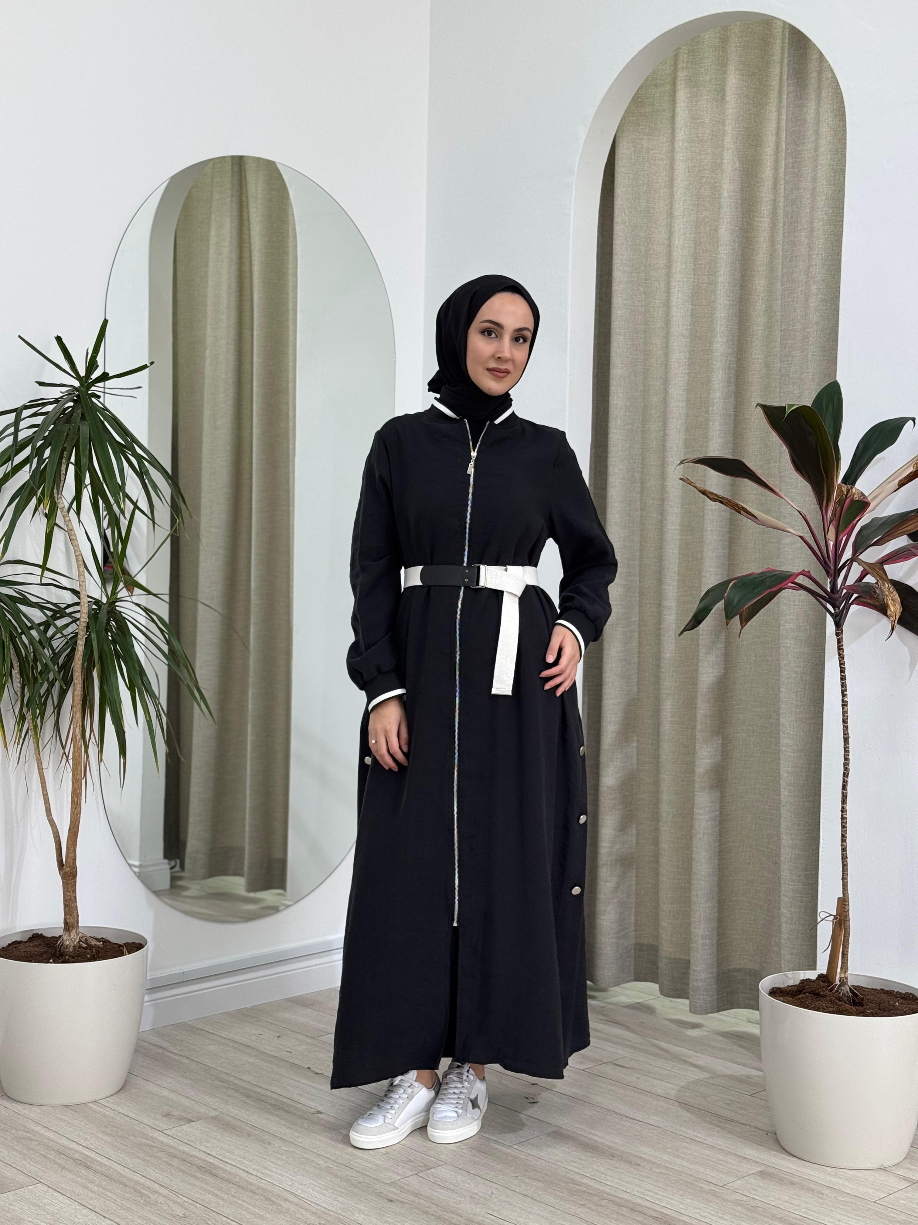 Nurcan Çetin Fermuarlı Kap Siyah 25255