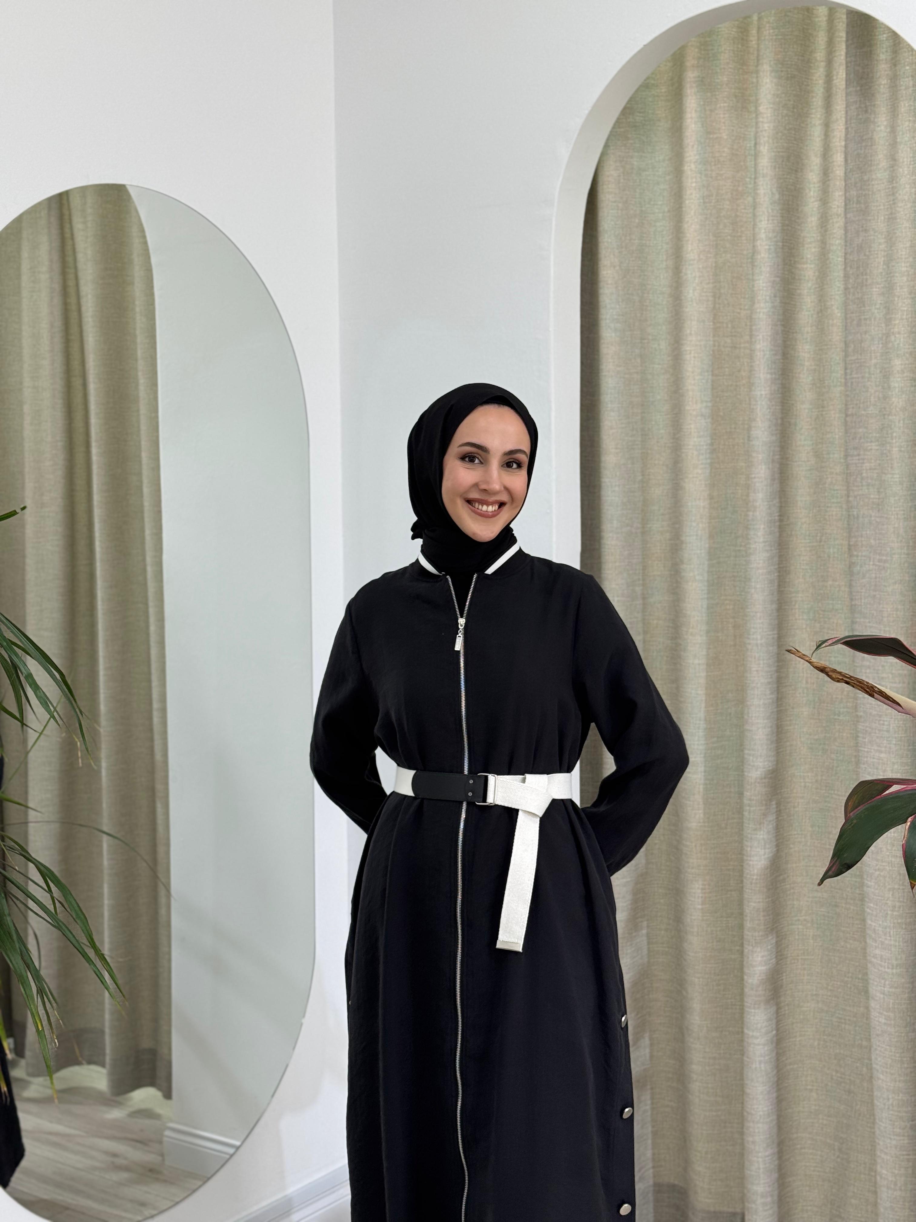 Nurcan Çetin Fermuarlı Kap Siyah 25255